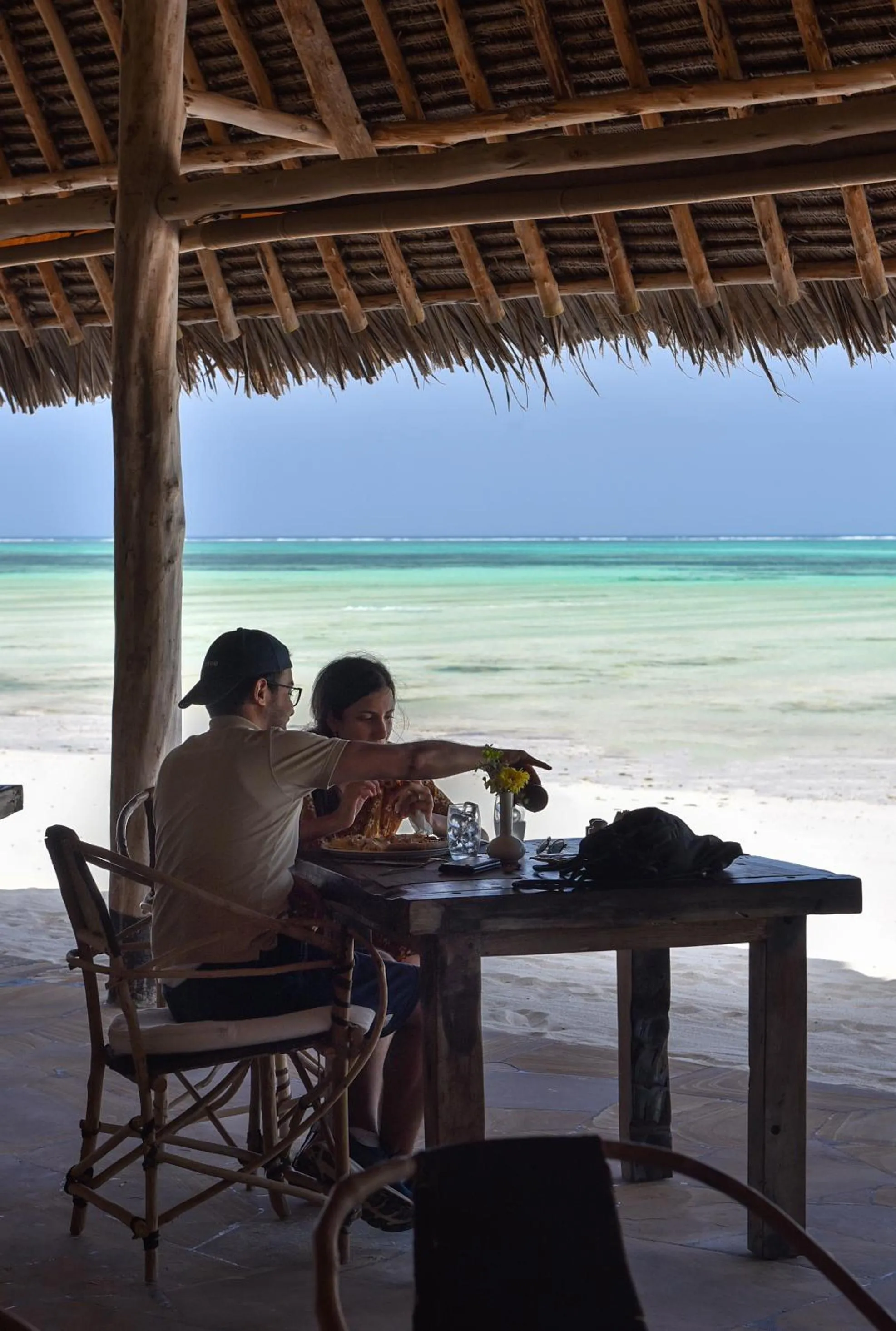 Dining area in NDAME Paje Hotel