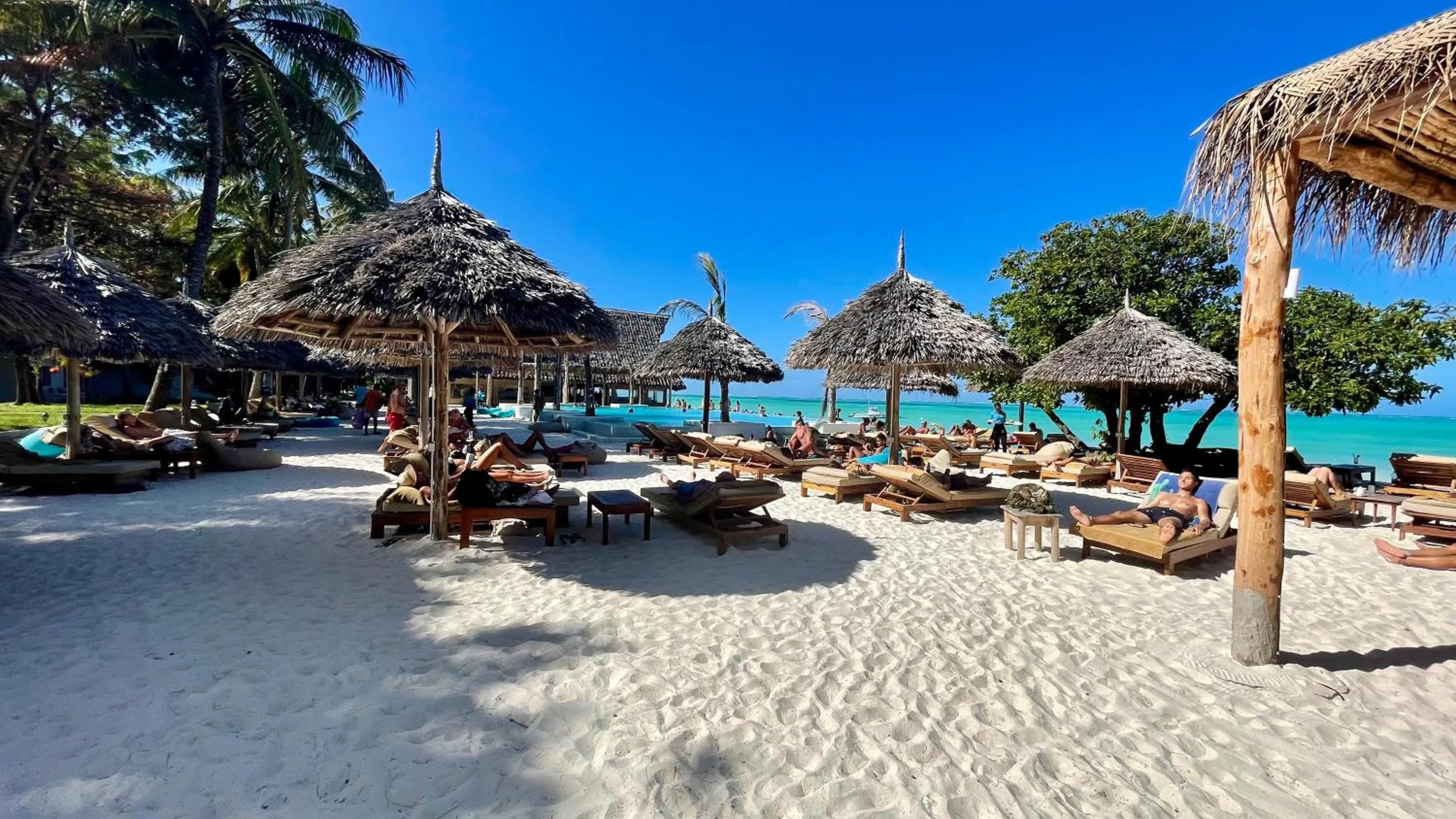 Swimming pool in NDAME Paje Hotel