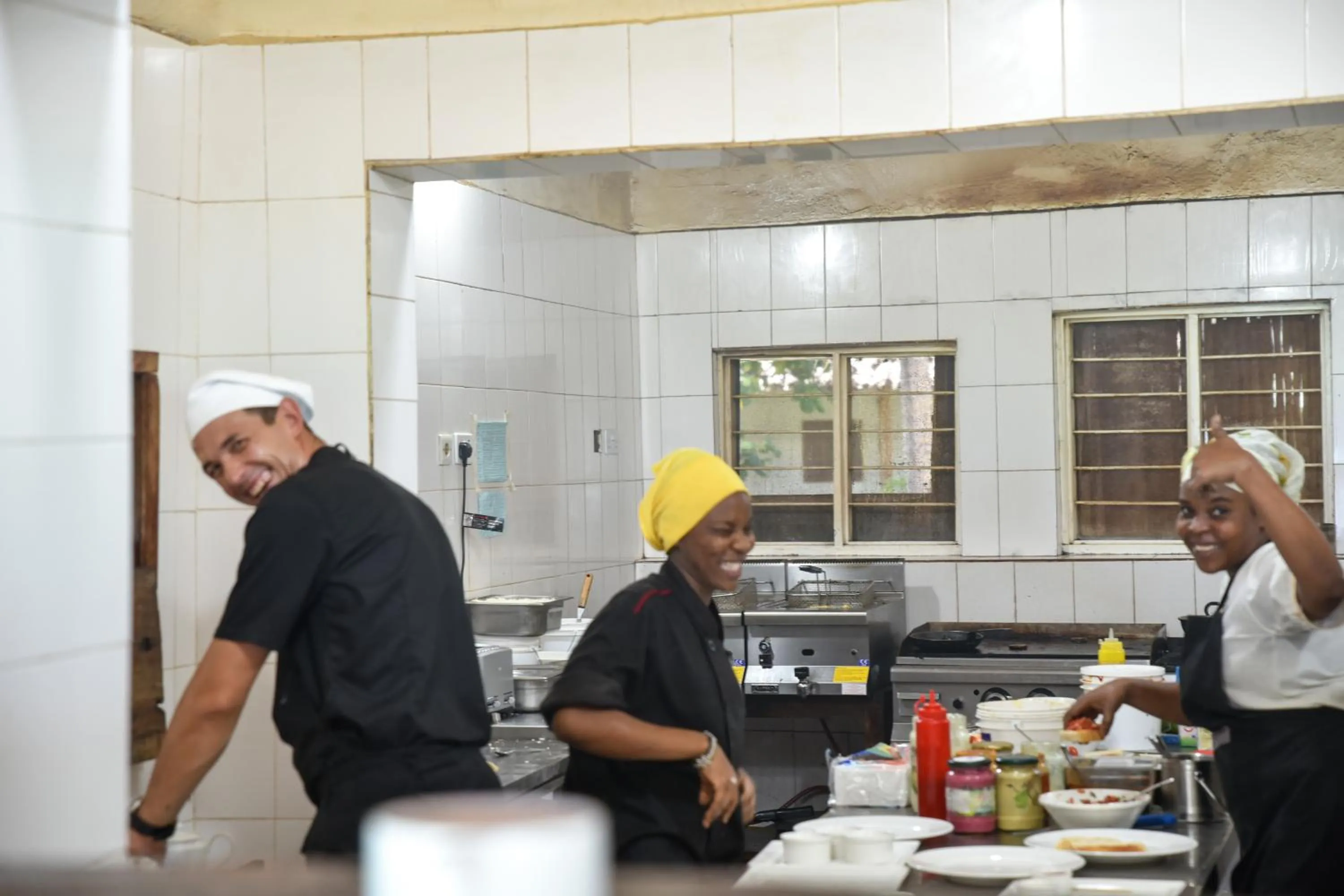 Staff in NDAME Paje Hotel