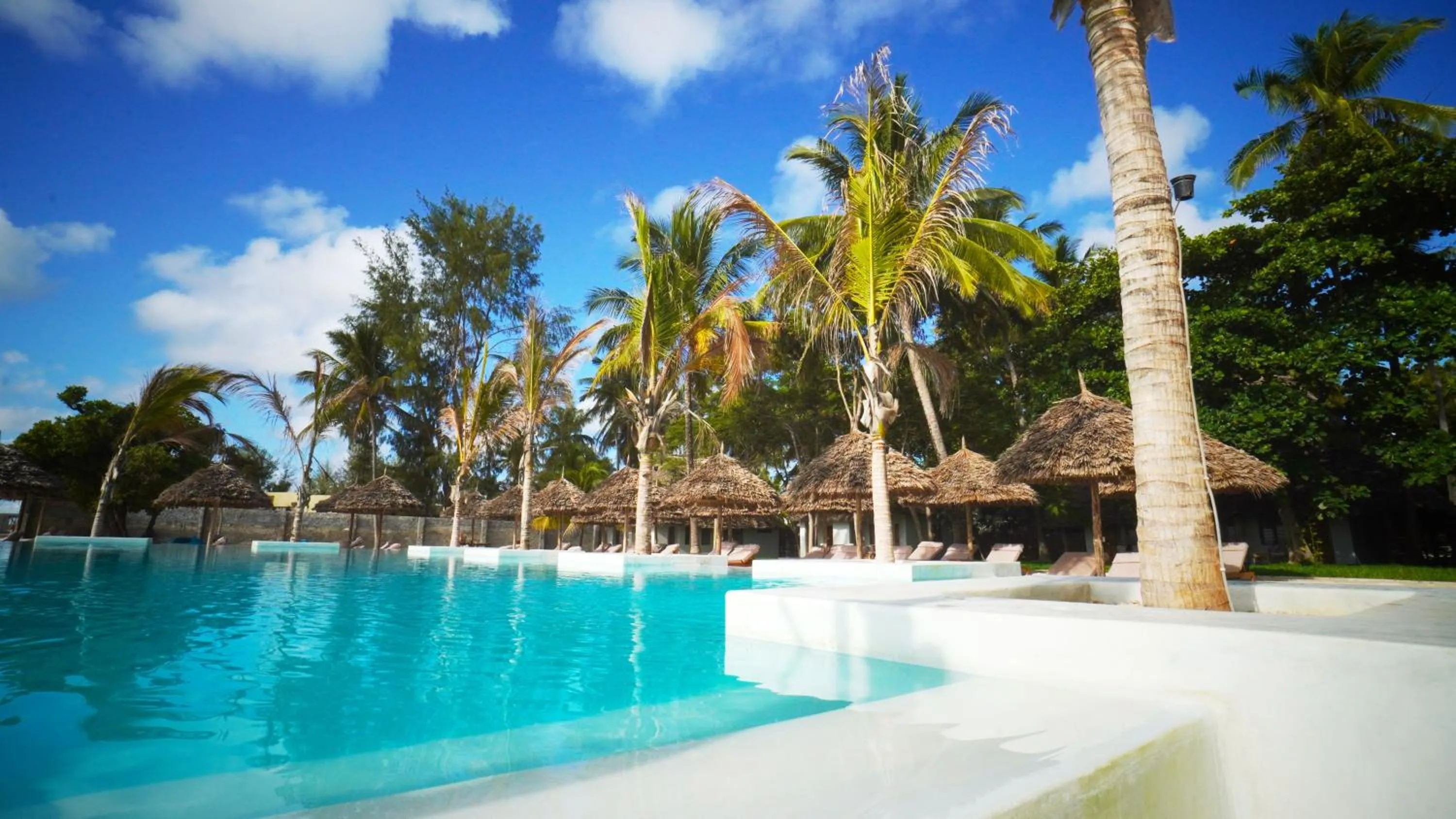 Swimming pool in NDAME Paje Hotel