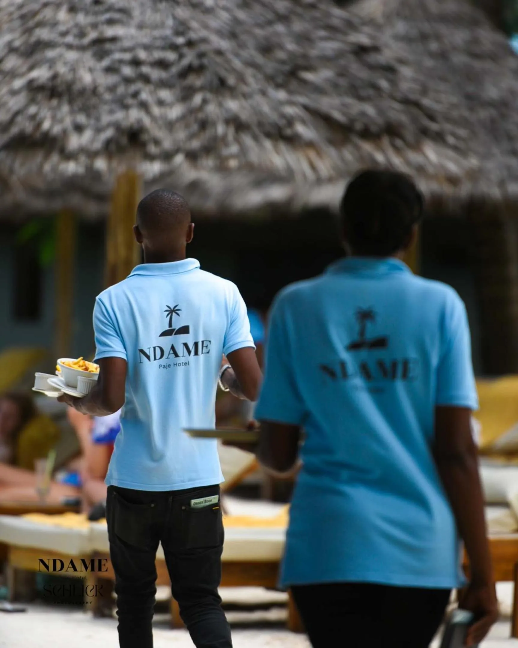 Staff in NDAME Paje Hotel