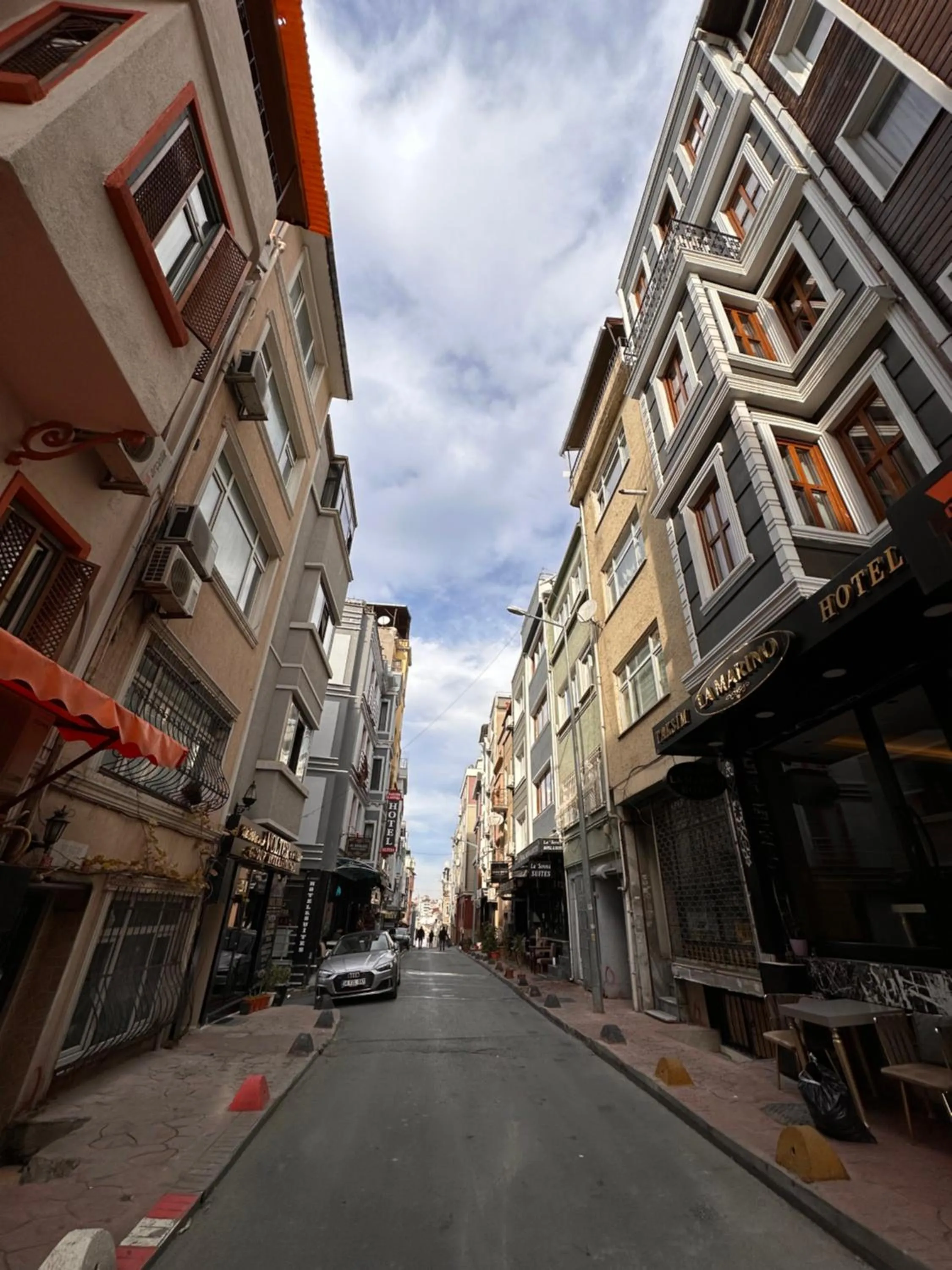 Quiet street view in Taksim La Marino Hotel