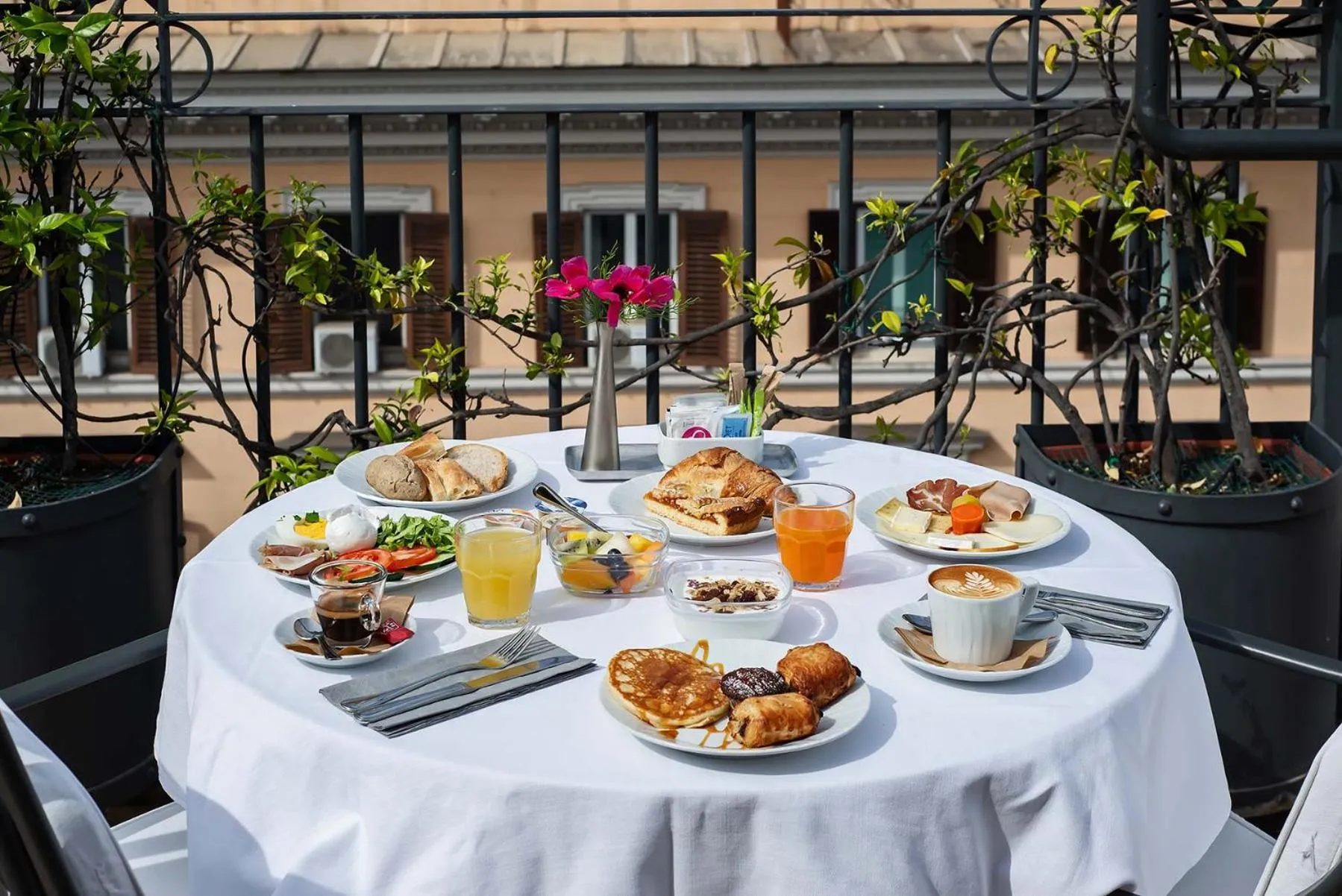 Balcony/Terrace in Hotel Isa