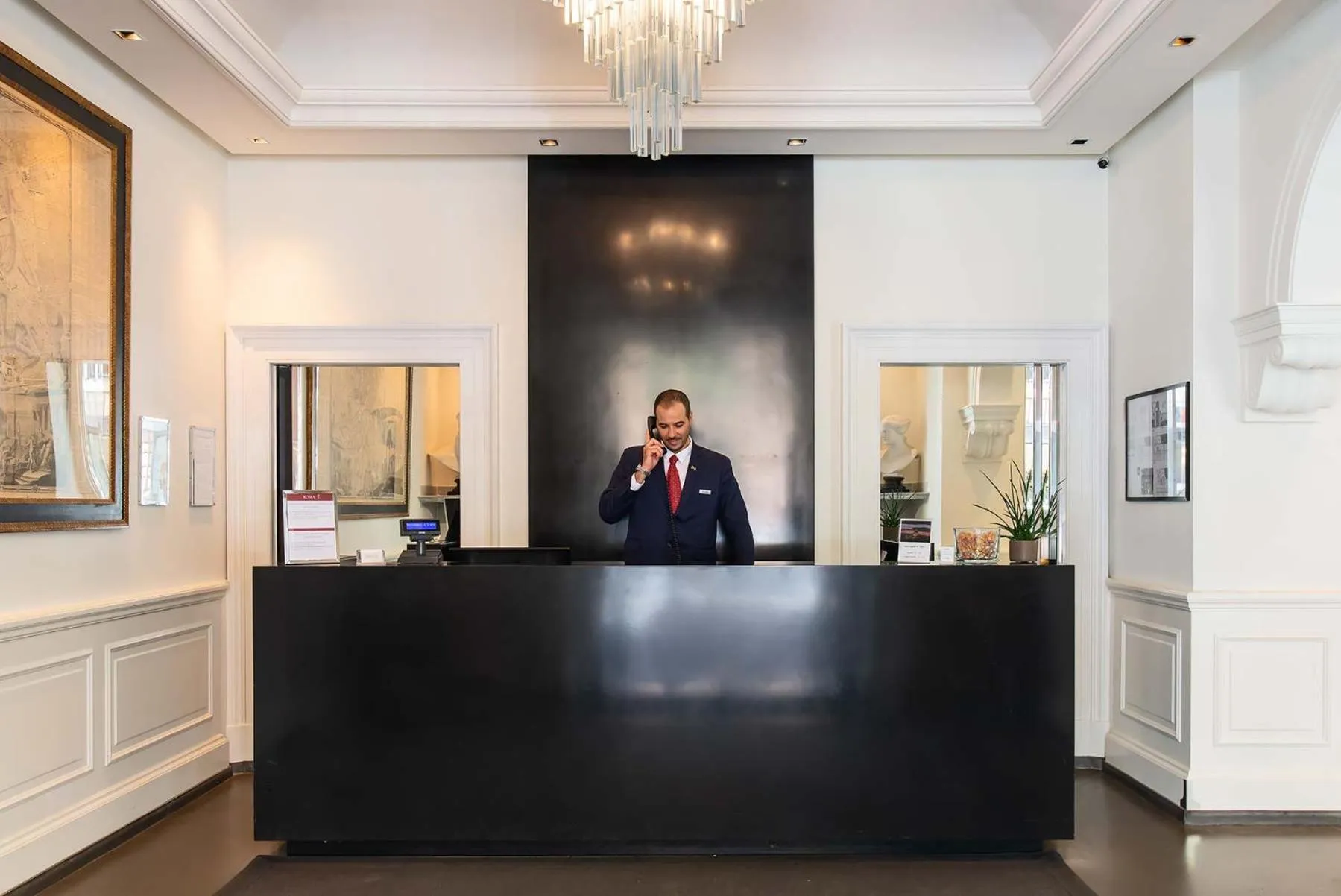 Lobby or reception in Hotel Isa