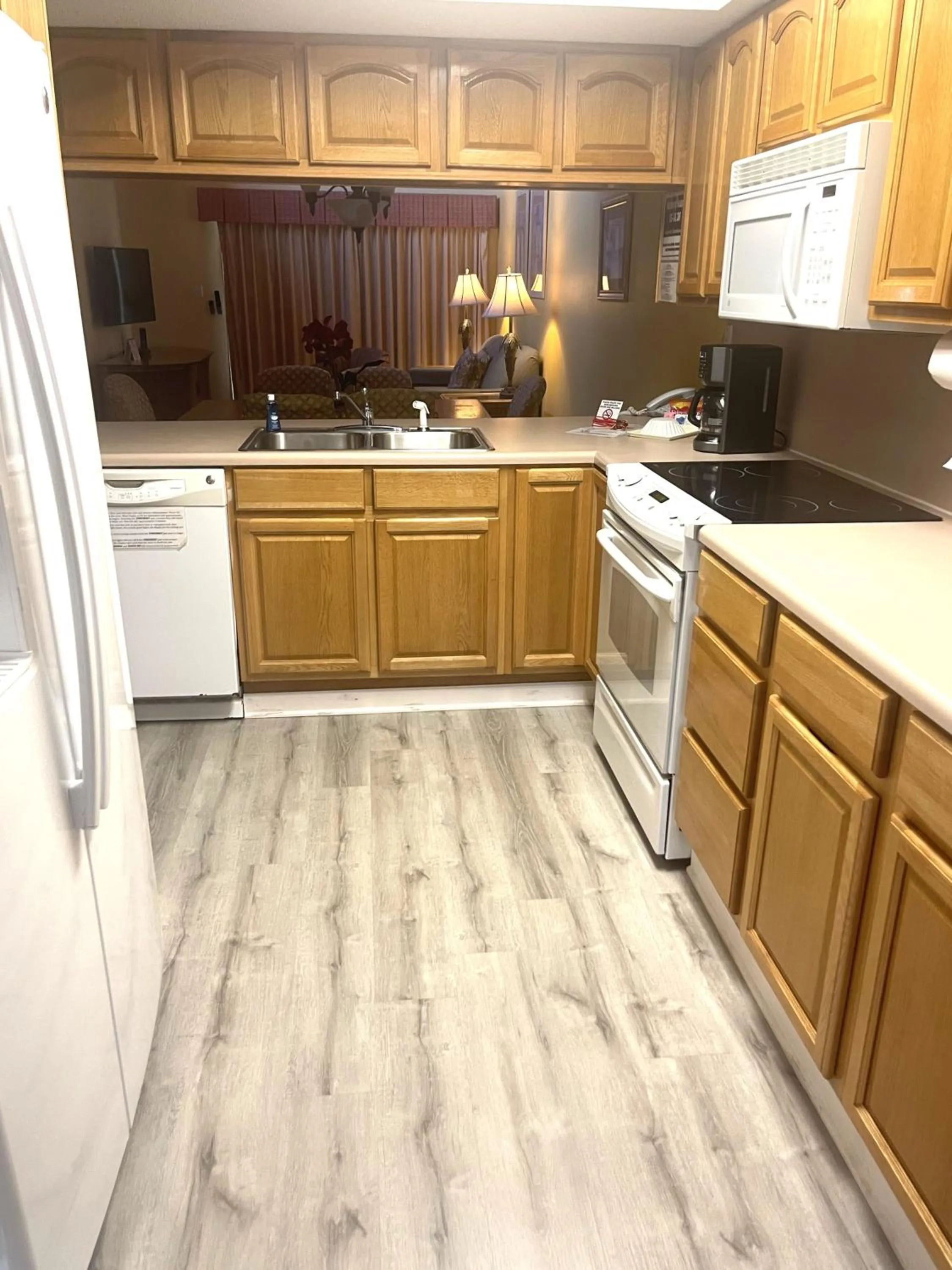 kitchen in Soundside Holiday Beach Resort