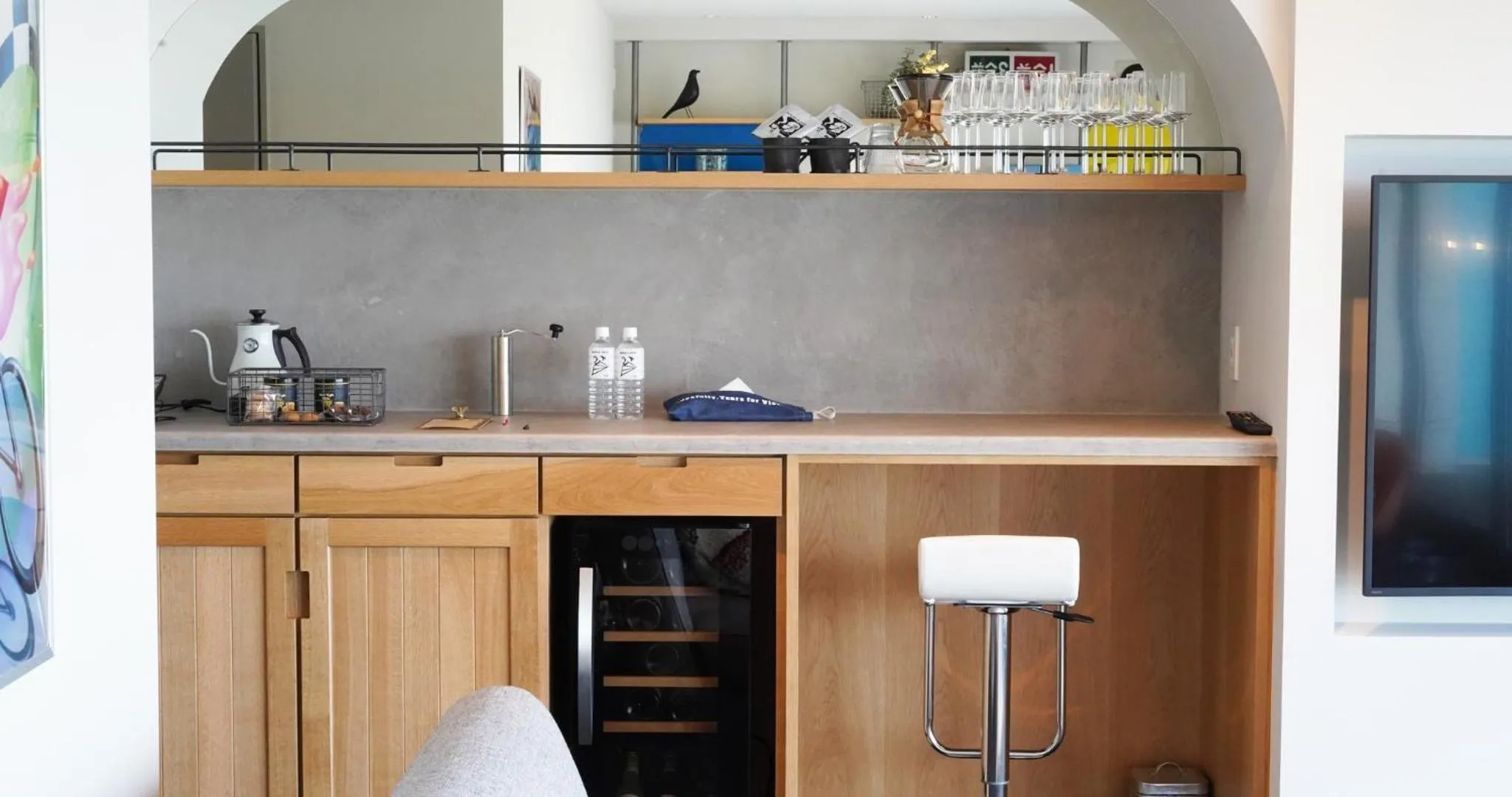 Kitchen or kitchenette in SETOUCHI KEIRIN HOTEL 10 by Onko Chishin