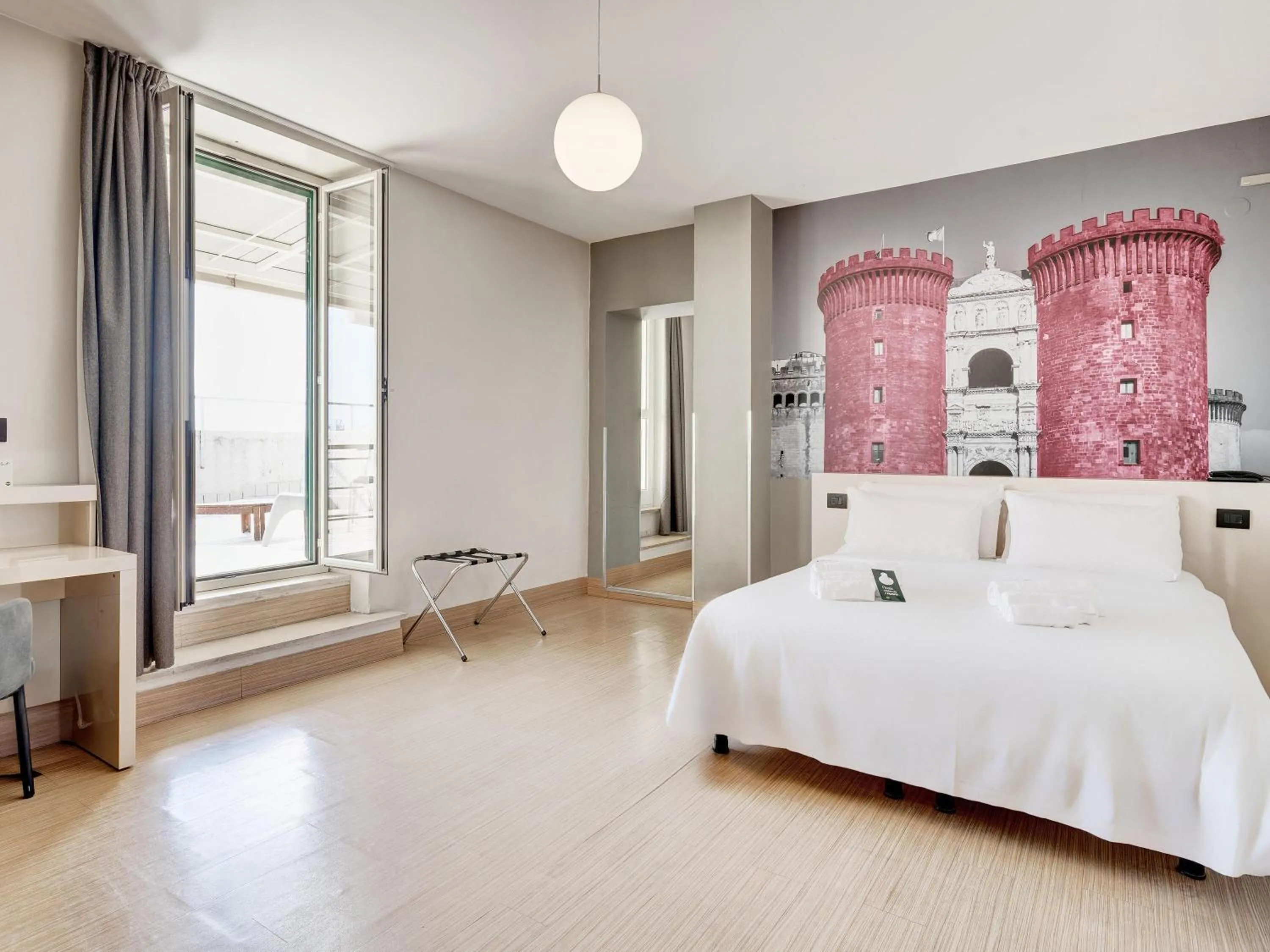 Photo of the whole room, Bed in B&B Hotel Napoli