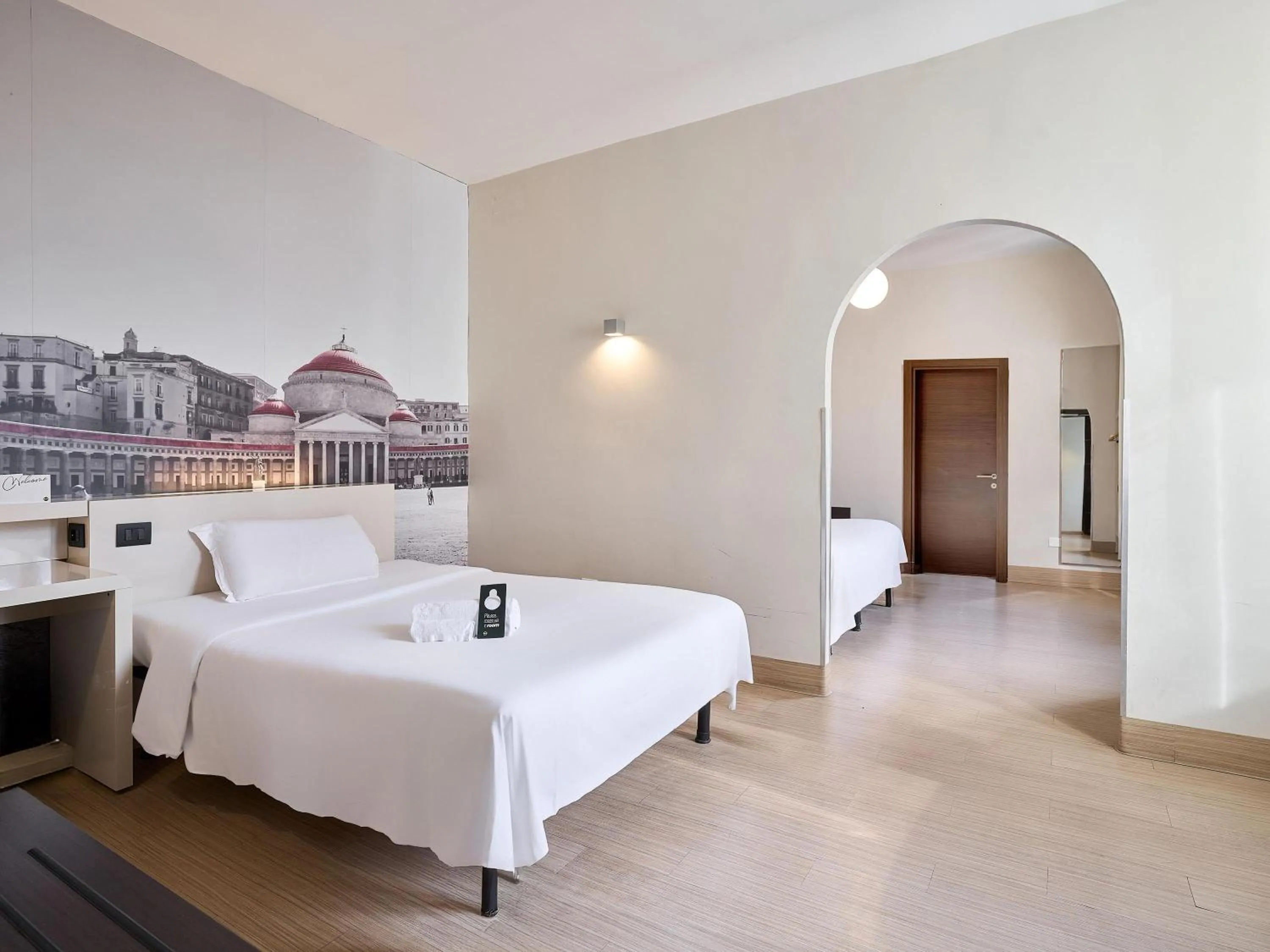 Photo of the whole room, Bed in B&B Hotel Napoli