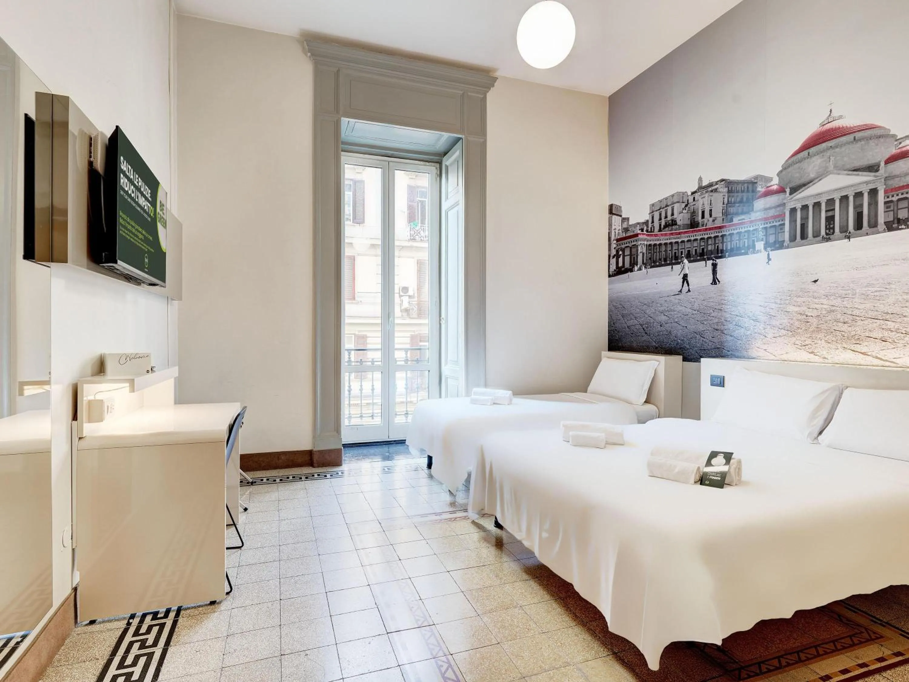 Photo of the whole room, Bed in B&B Hotel Napoli