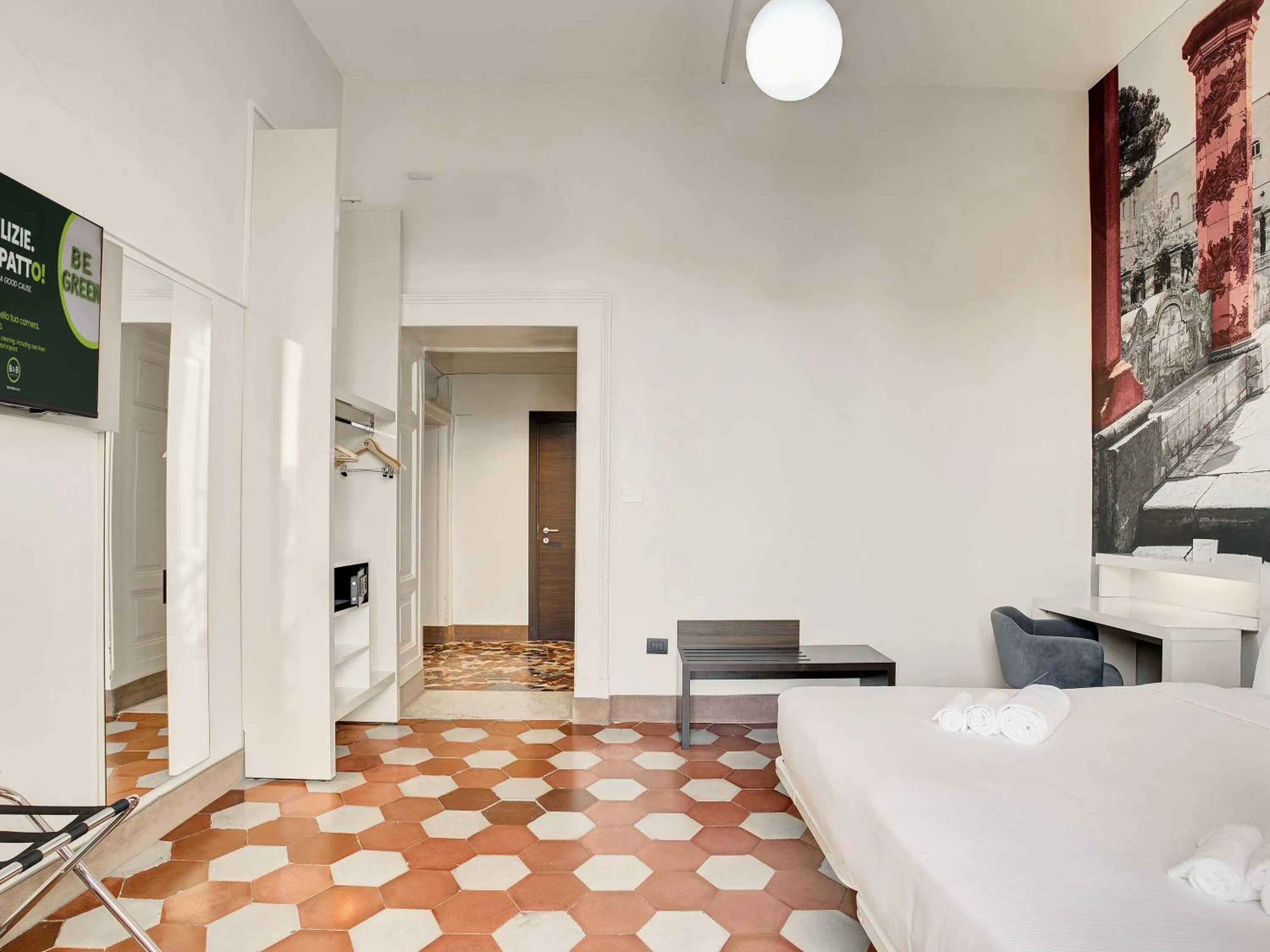 Photo of the whole room, Bed in B&B Hotel Napoli