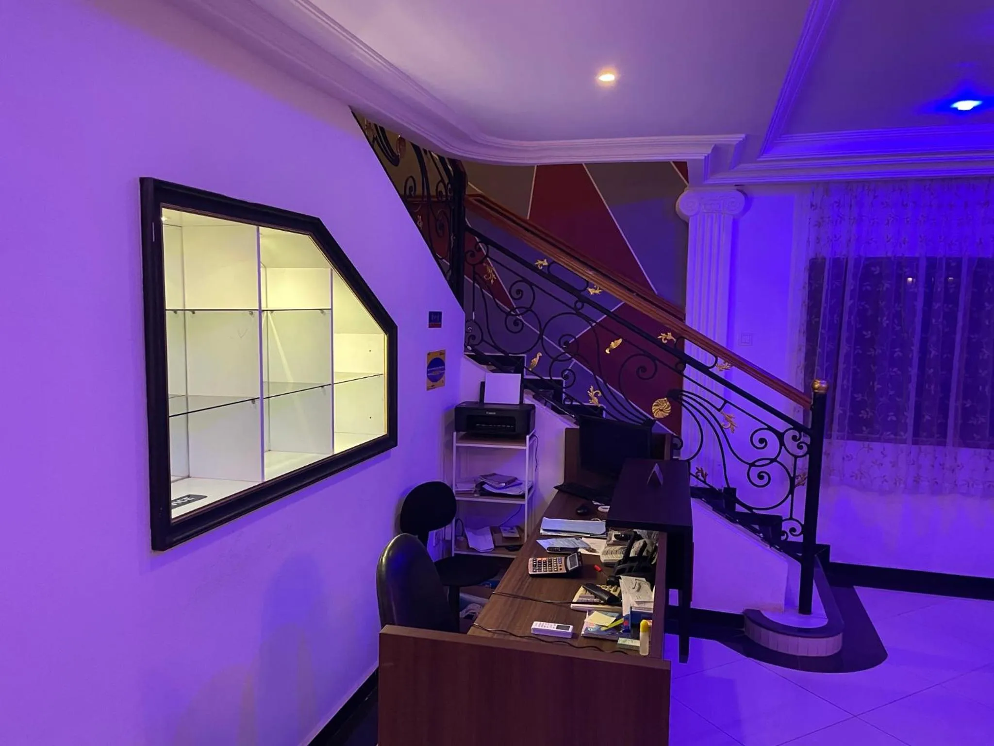 Lobby or reception in HOTEL LES ARCADES