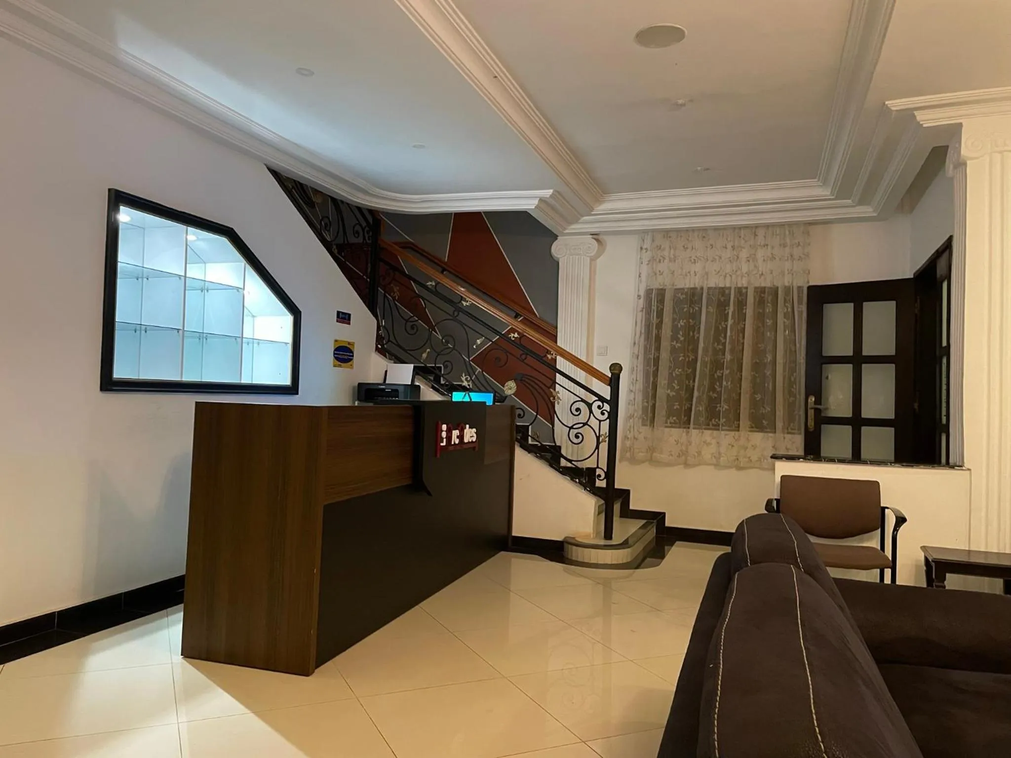 Lobby or reception in HOTEL LES ARCADES