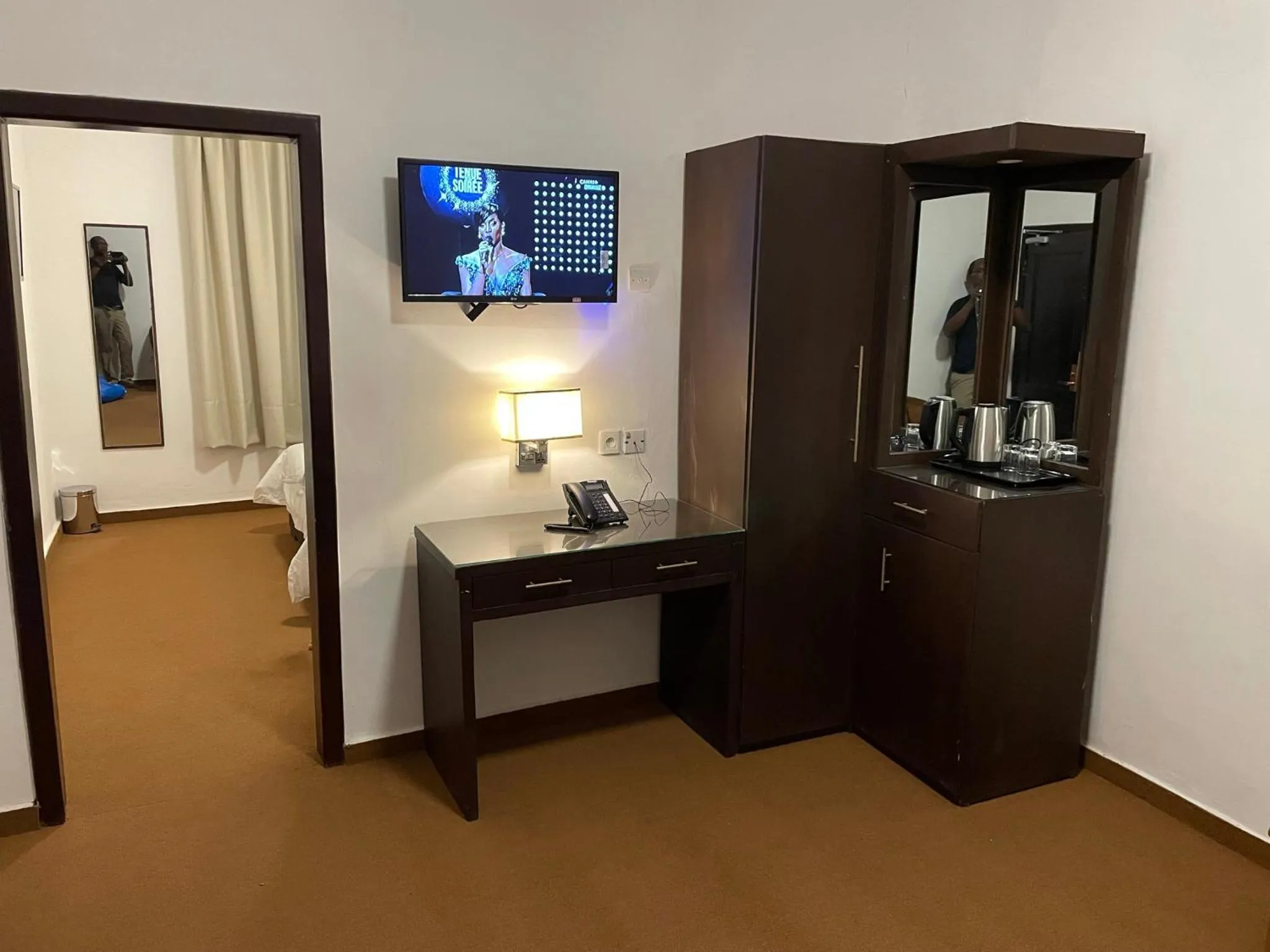 Seating area in HOTEL LES ARCADES