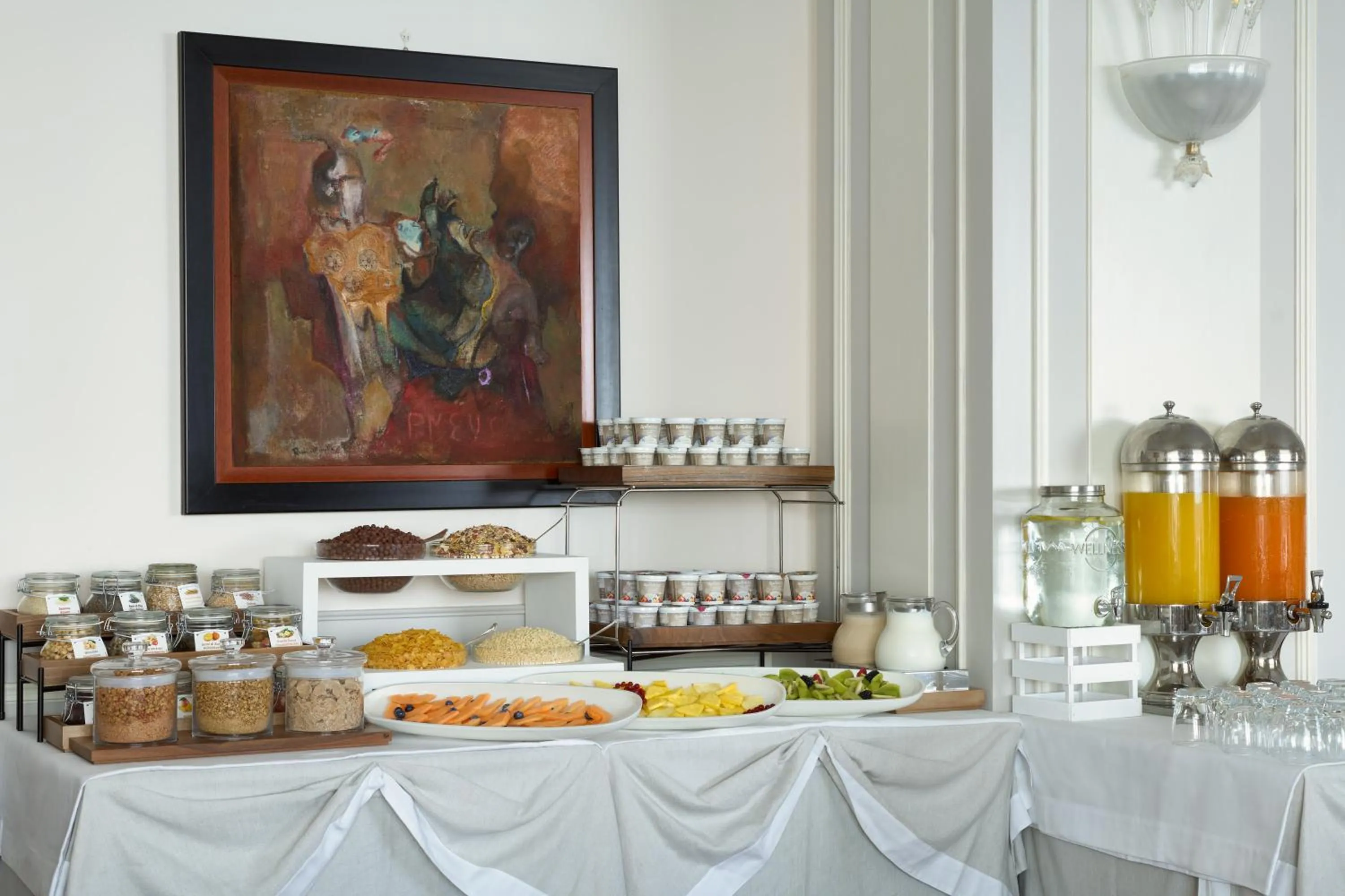 Buffet breakfast in Imperial Hotel Tramontano