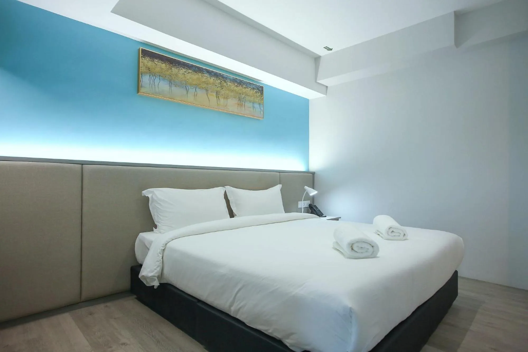 Bed in Stanton City Hotel