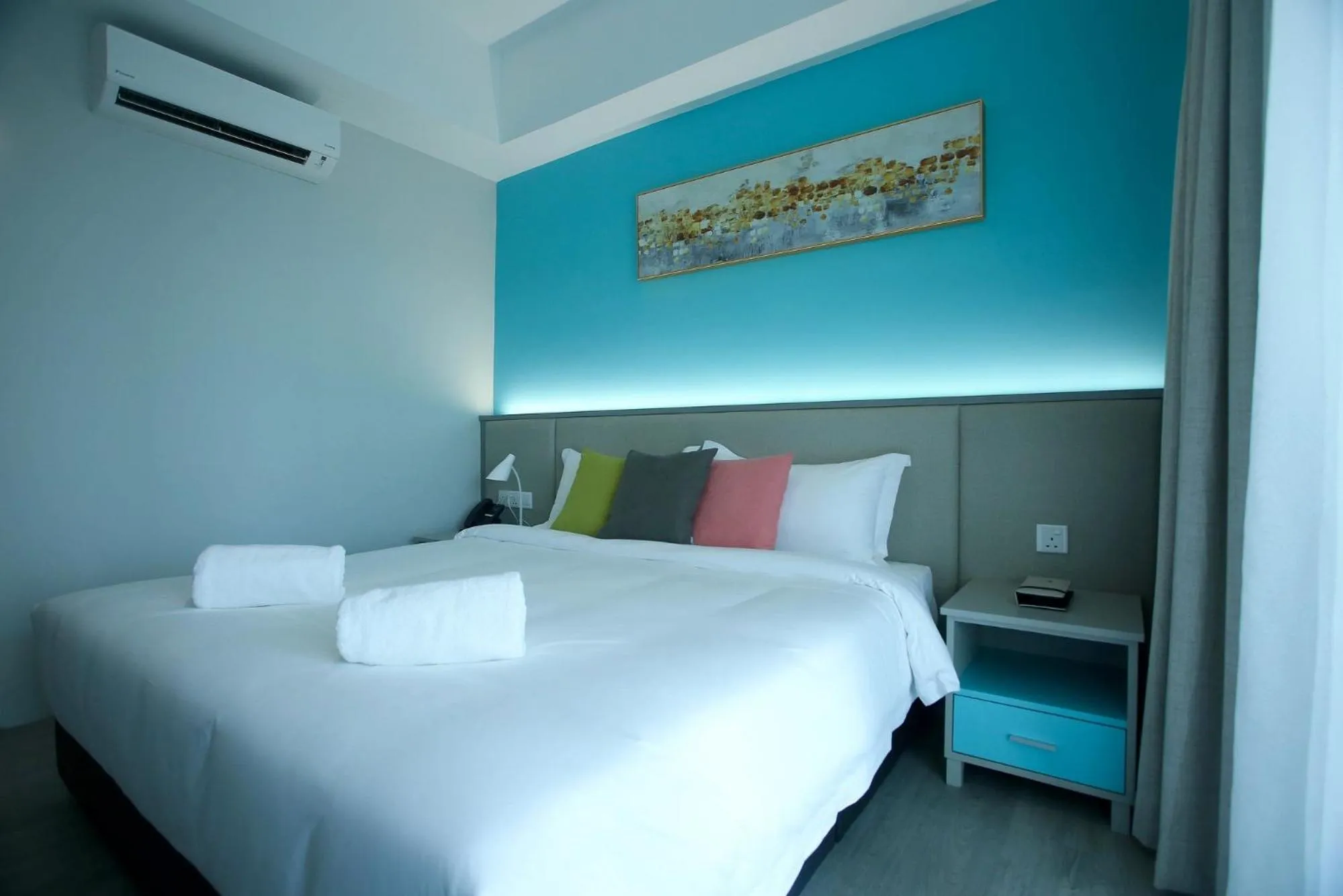 Bed in Stanton City Hotel