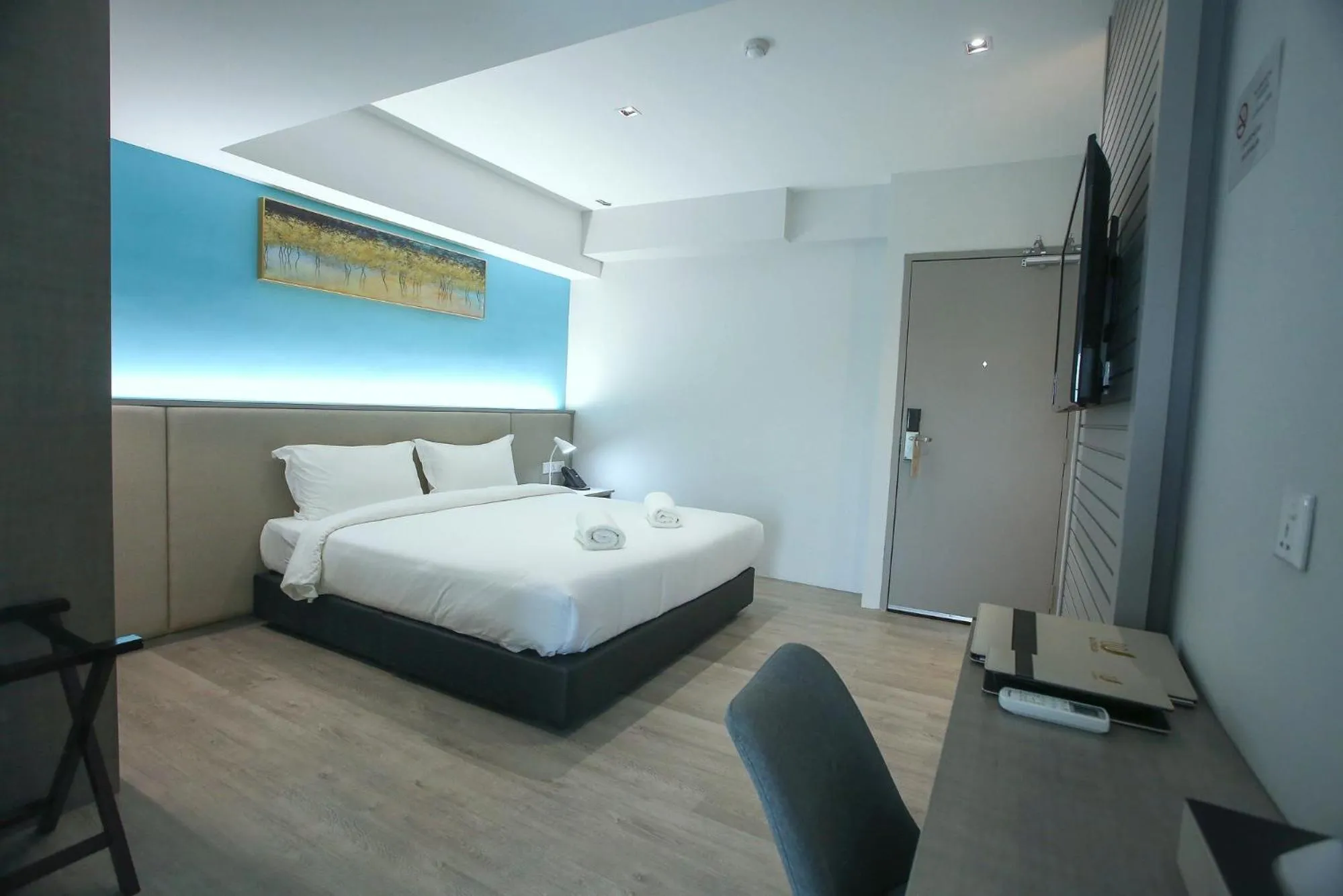 Bed in Stanton City Hotel