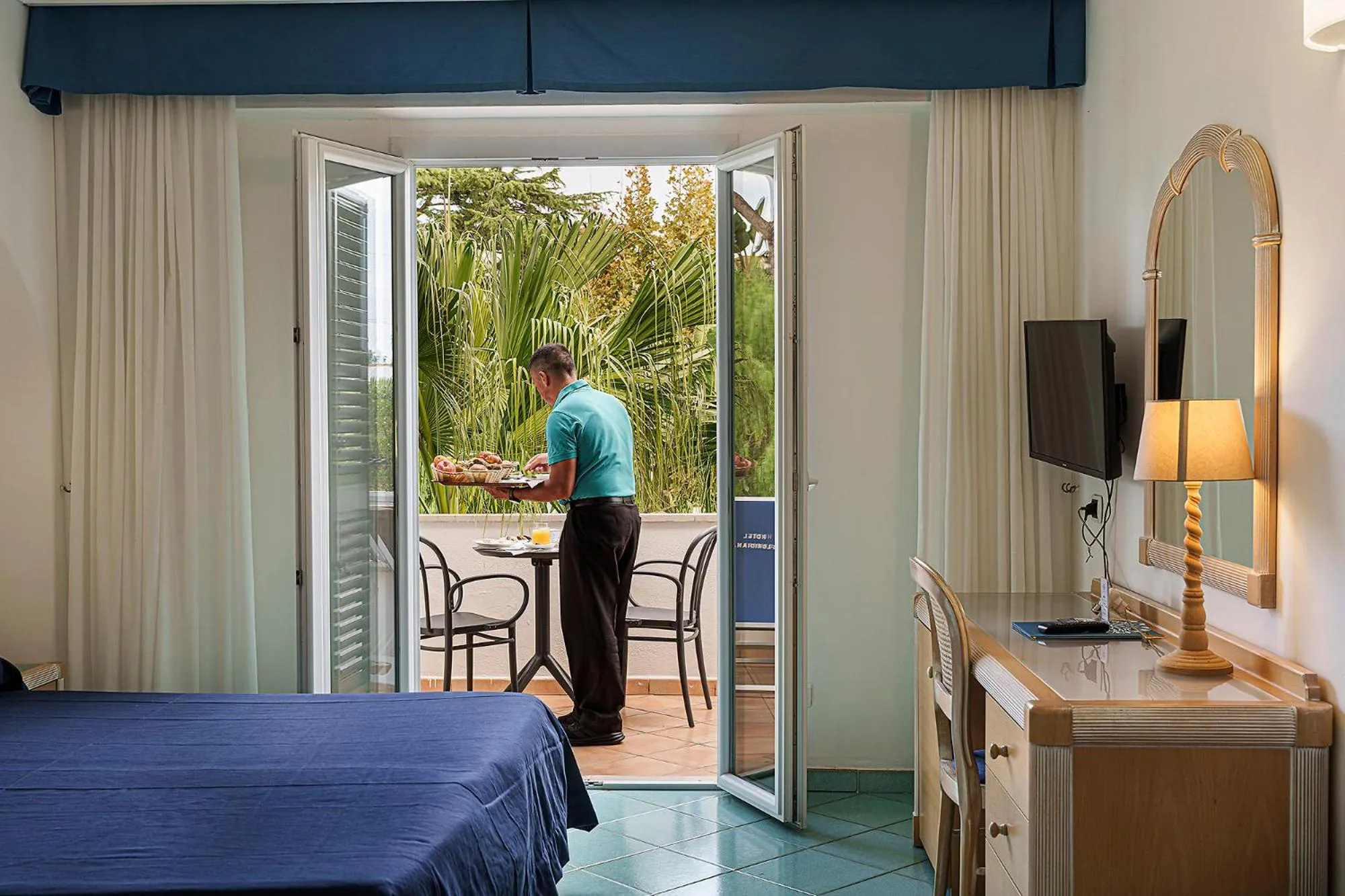 Bed in Hotel Floridiana Terme