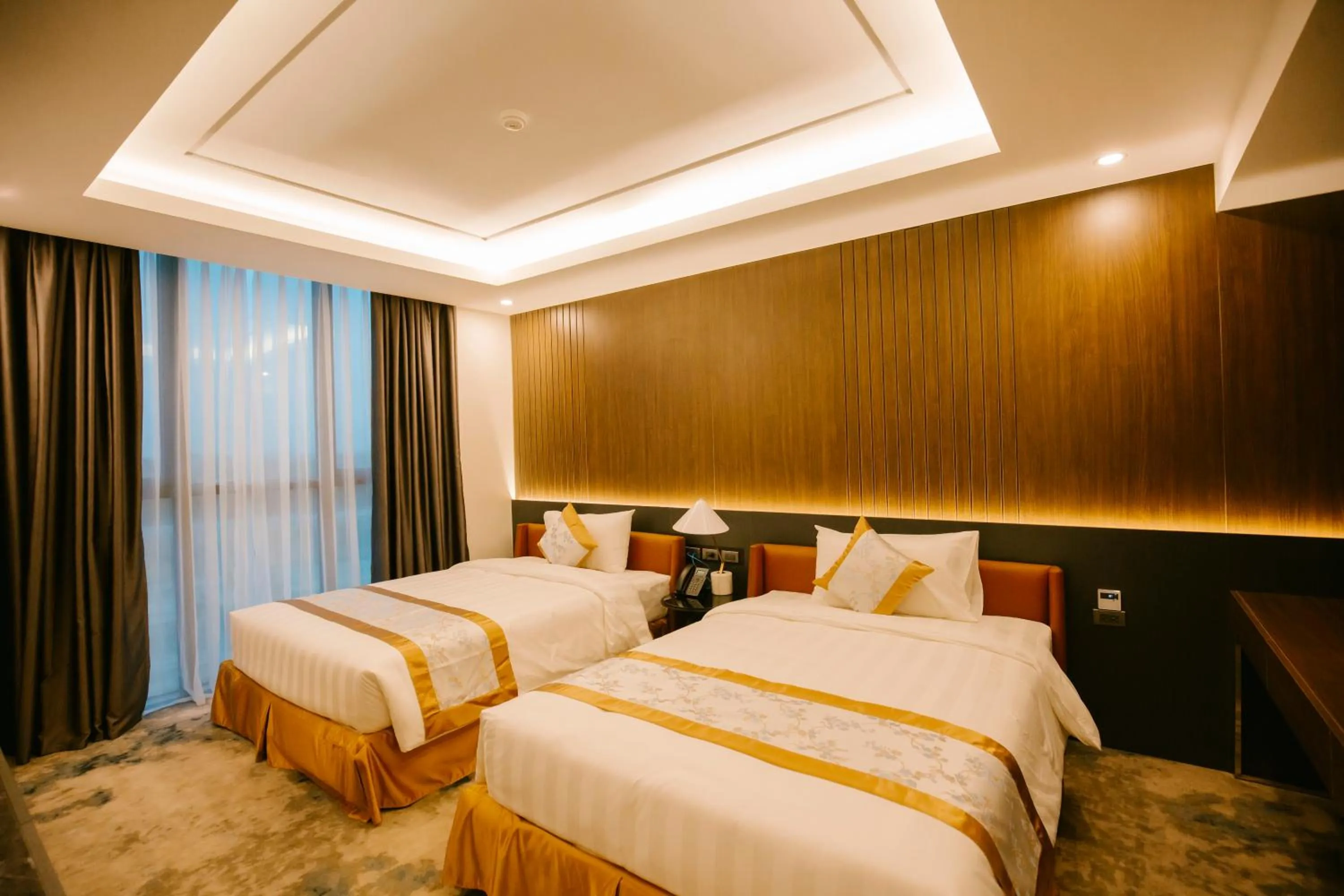 Bed in Songlam Waterfront Hotel - 藍江酒店