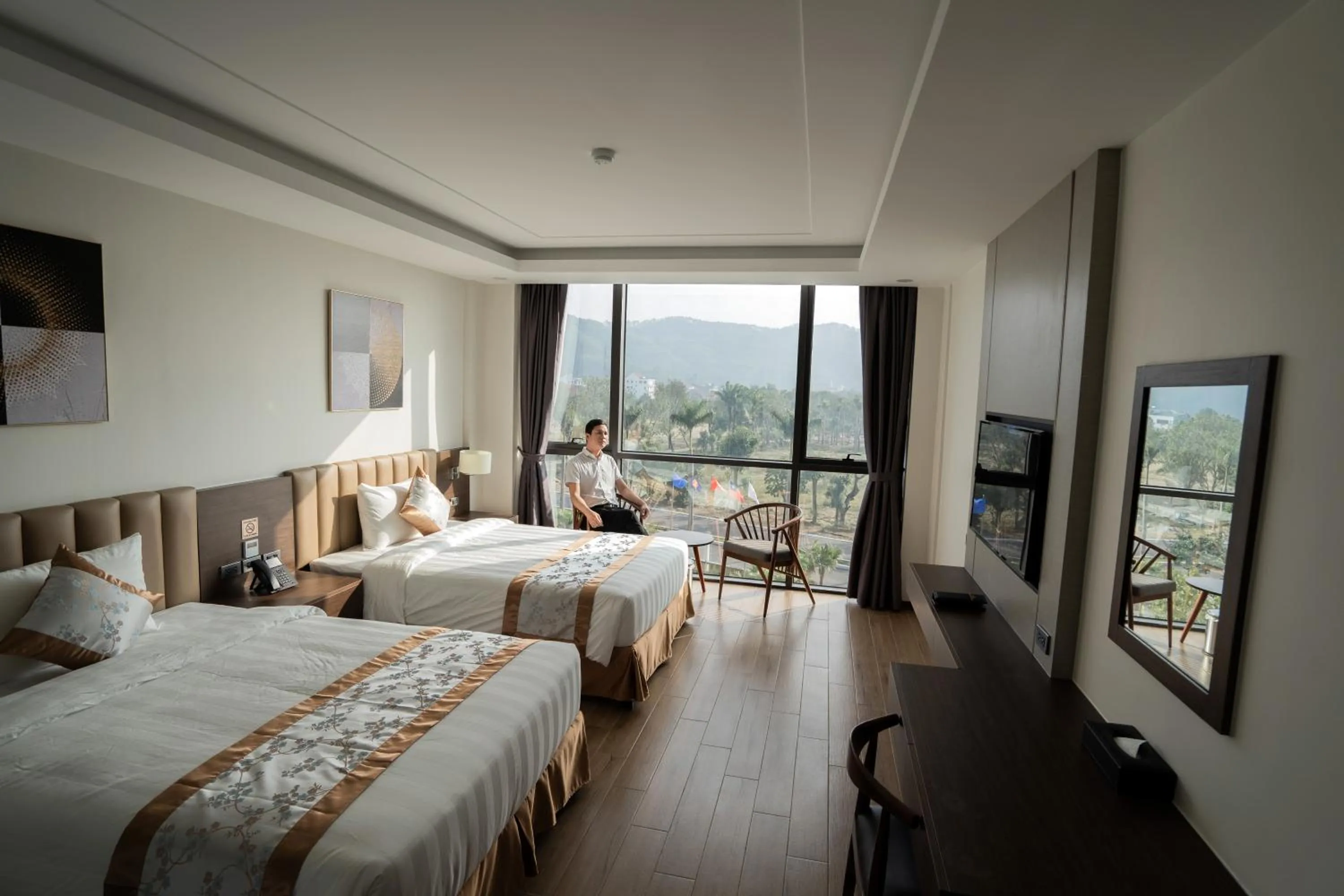 Photo of the whole room, Bed in Songlam Waterfront Hotel - 藍江酒店