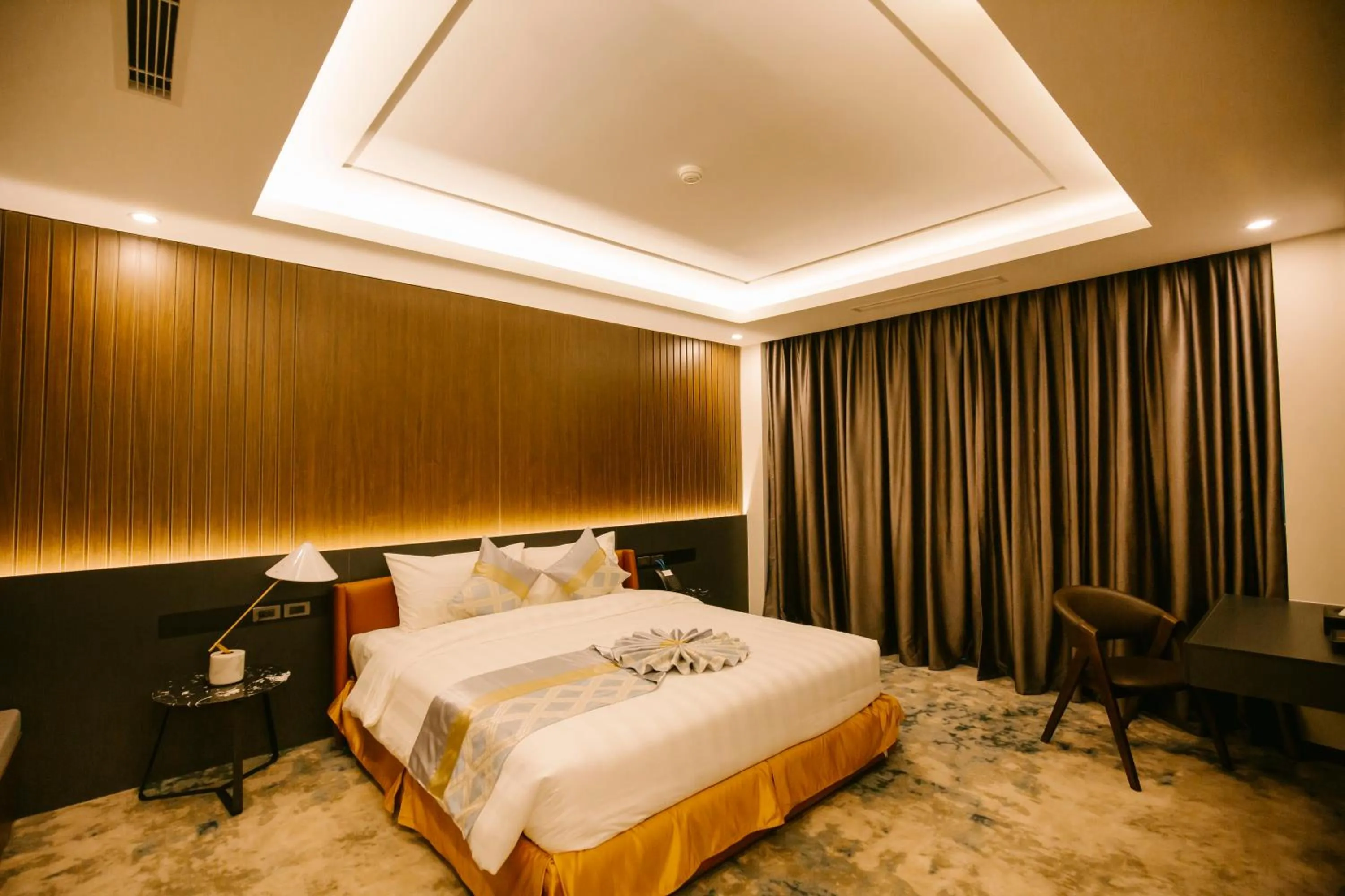 Bed in Songlam Waterfront Hotel - 藍江酒店