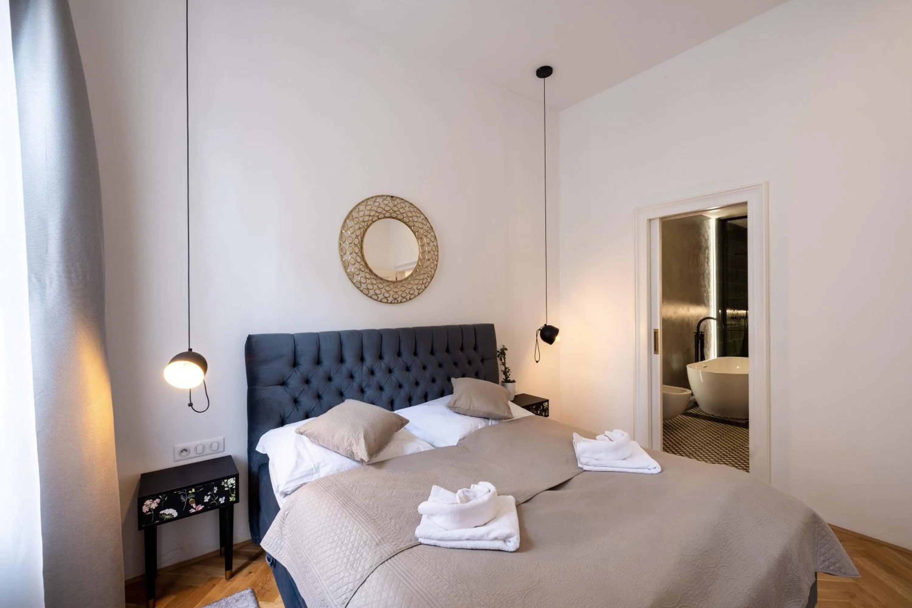 Bed in Apartmány Marienhof