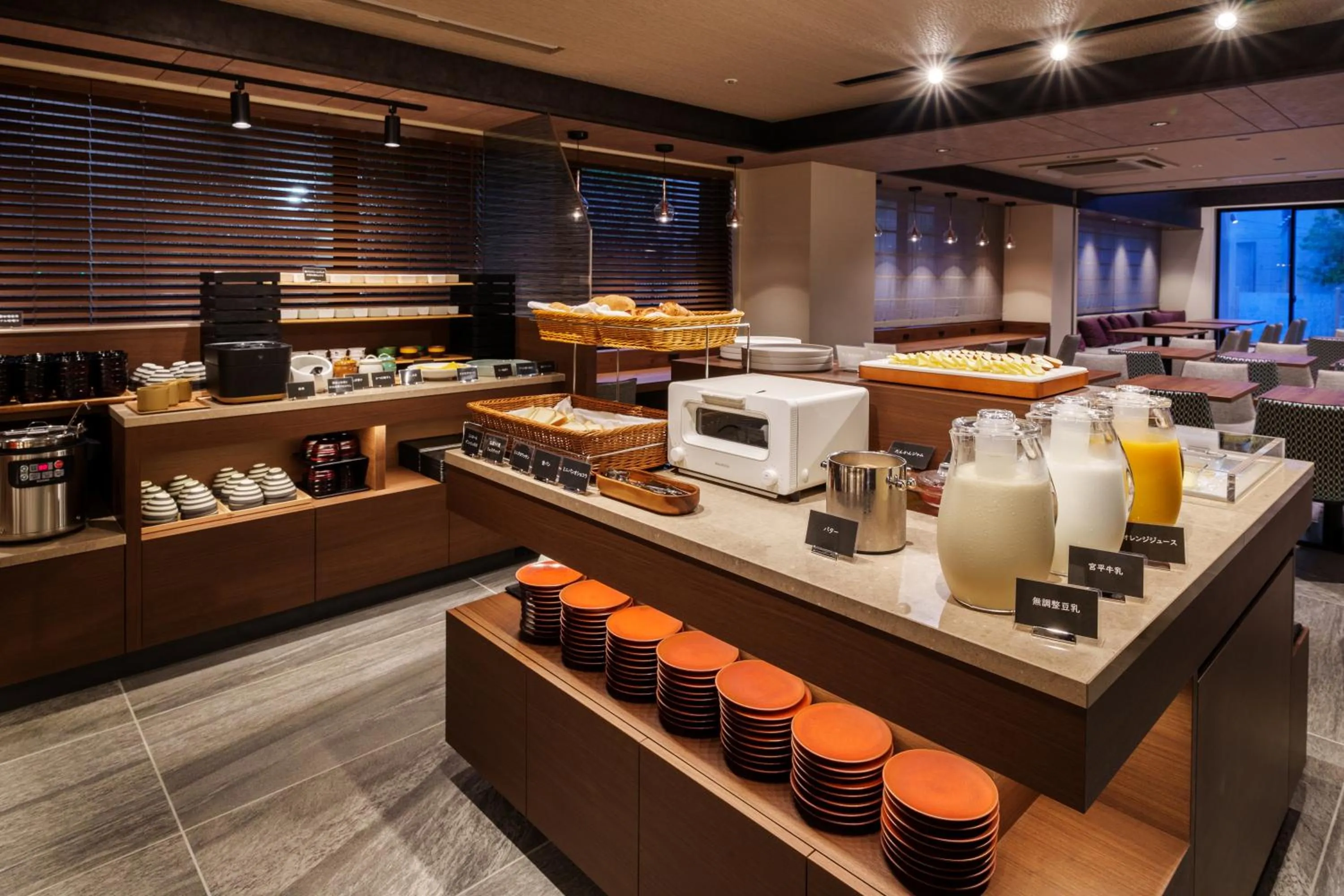 Buffet breakfast in Hotel GrandConsort Naha