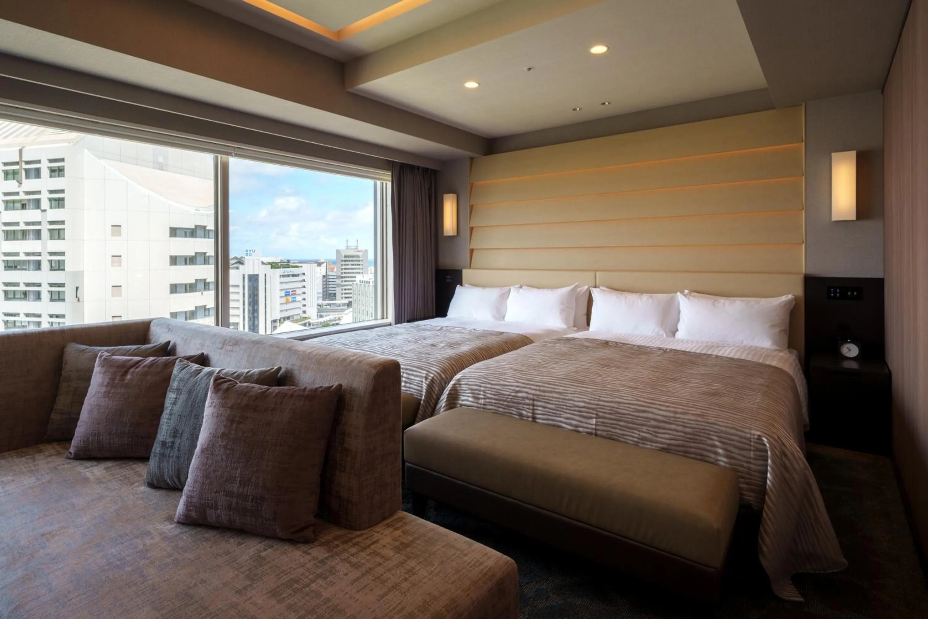 Bed in Hotel GrandConsort Naha