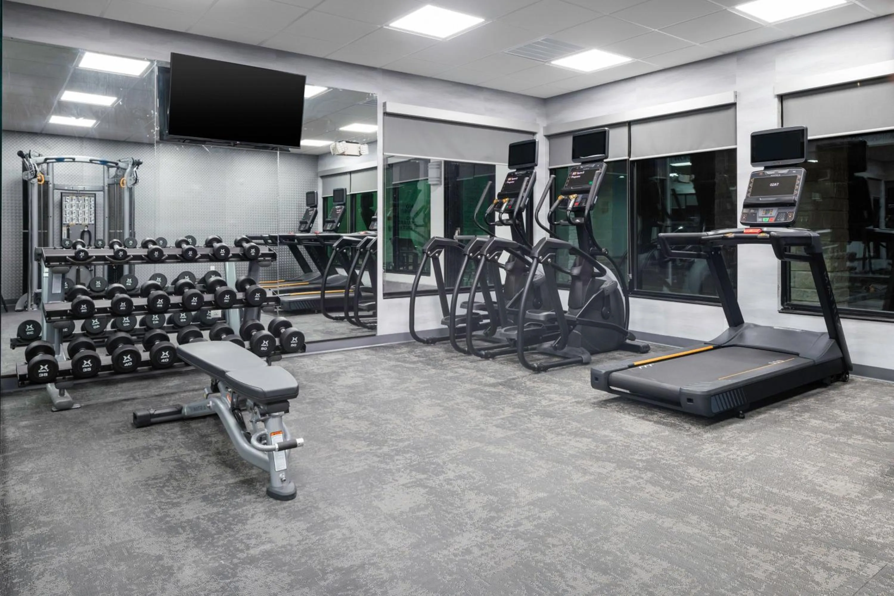 Fitness centre/facilities in Fairfield Inn & Suites by Marriott Corinth South Denton Area