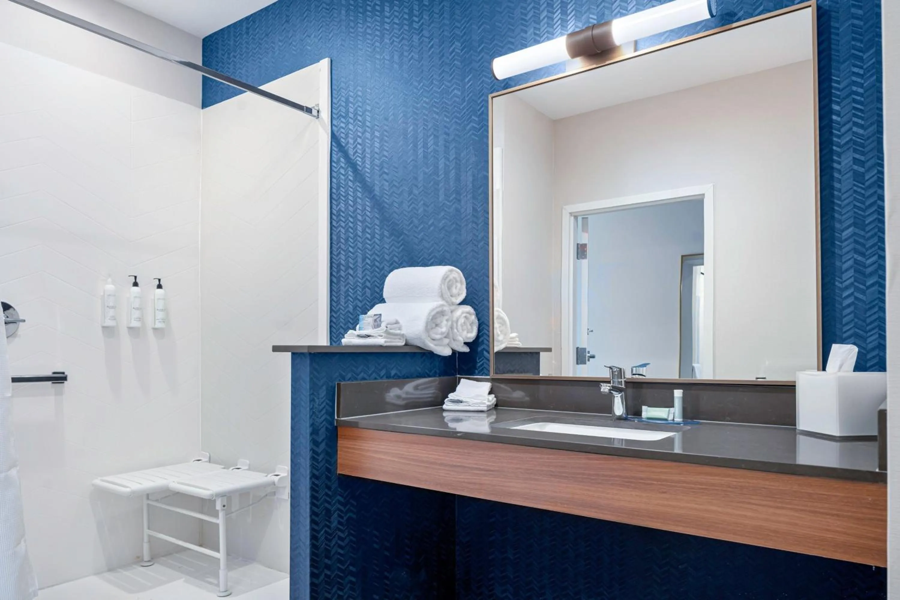 Bathroom in Fairfield Inn & Suites by Marriott Corinth South Denton Area