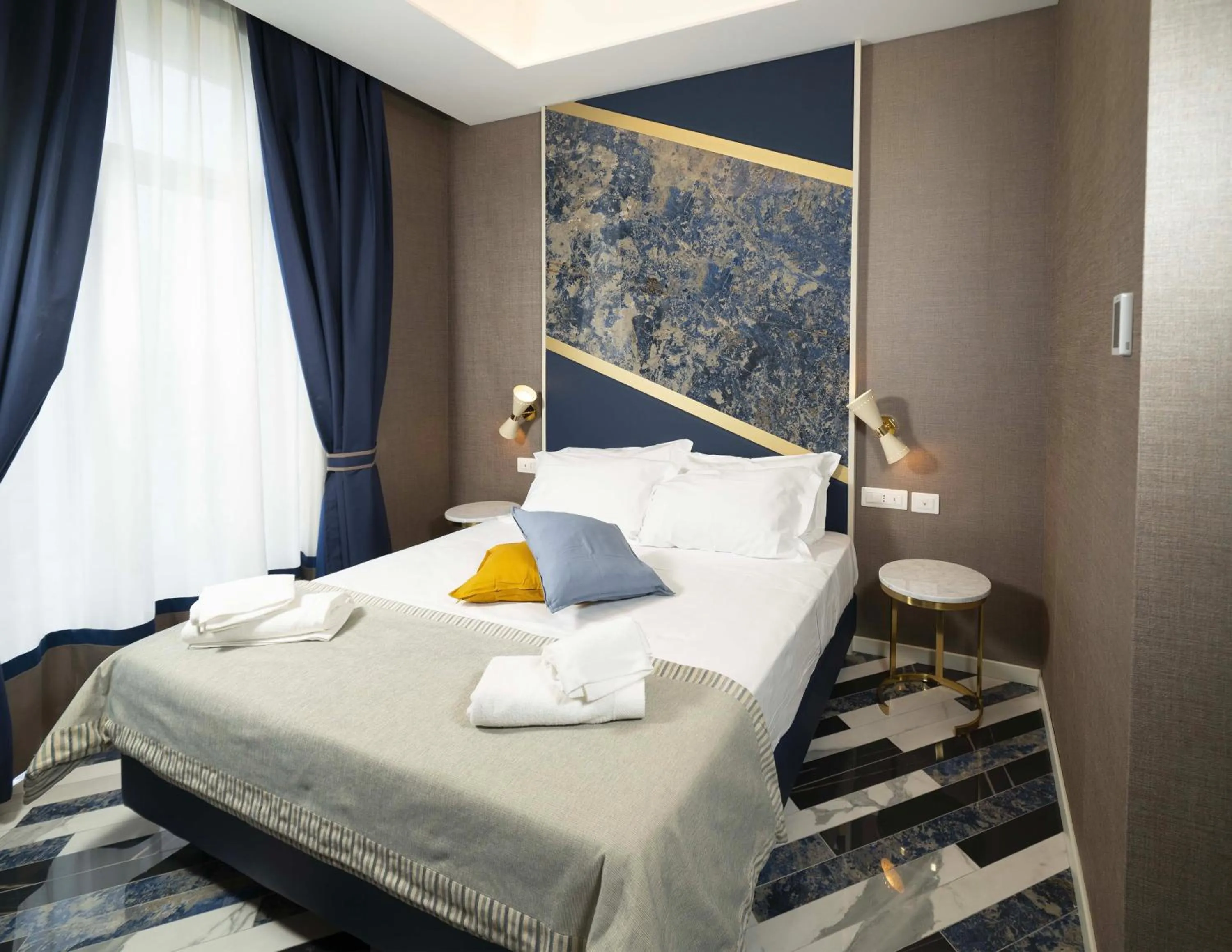 Bed in Hotel Cala Moresca