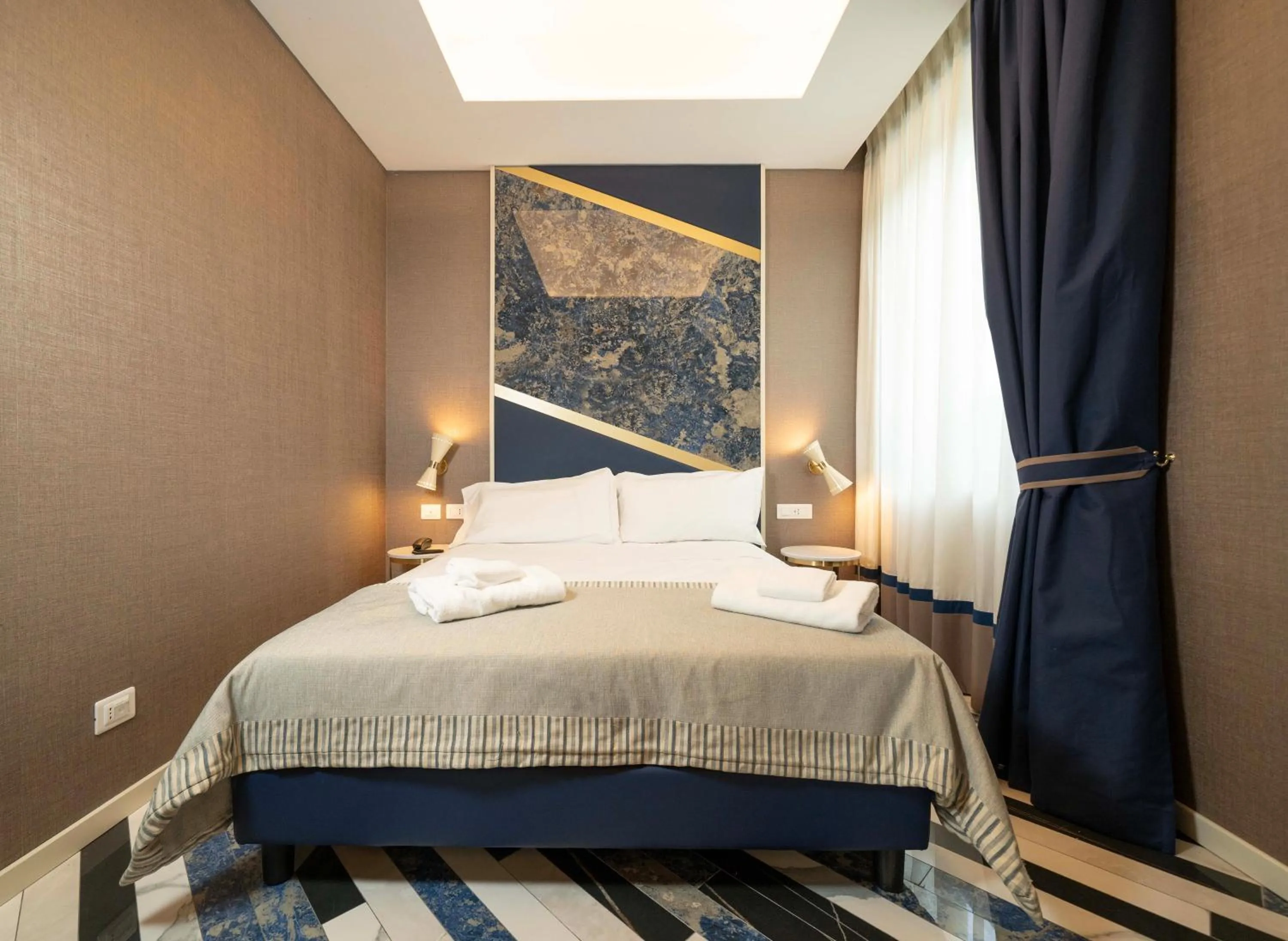 Bed in Hotel Cala Moresca