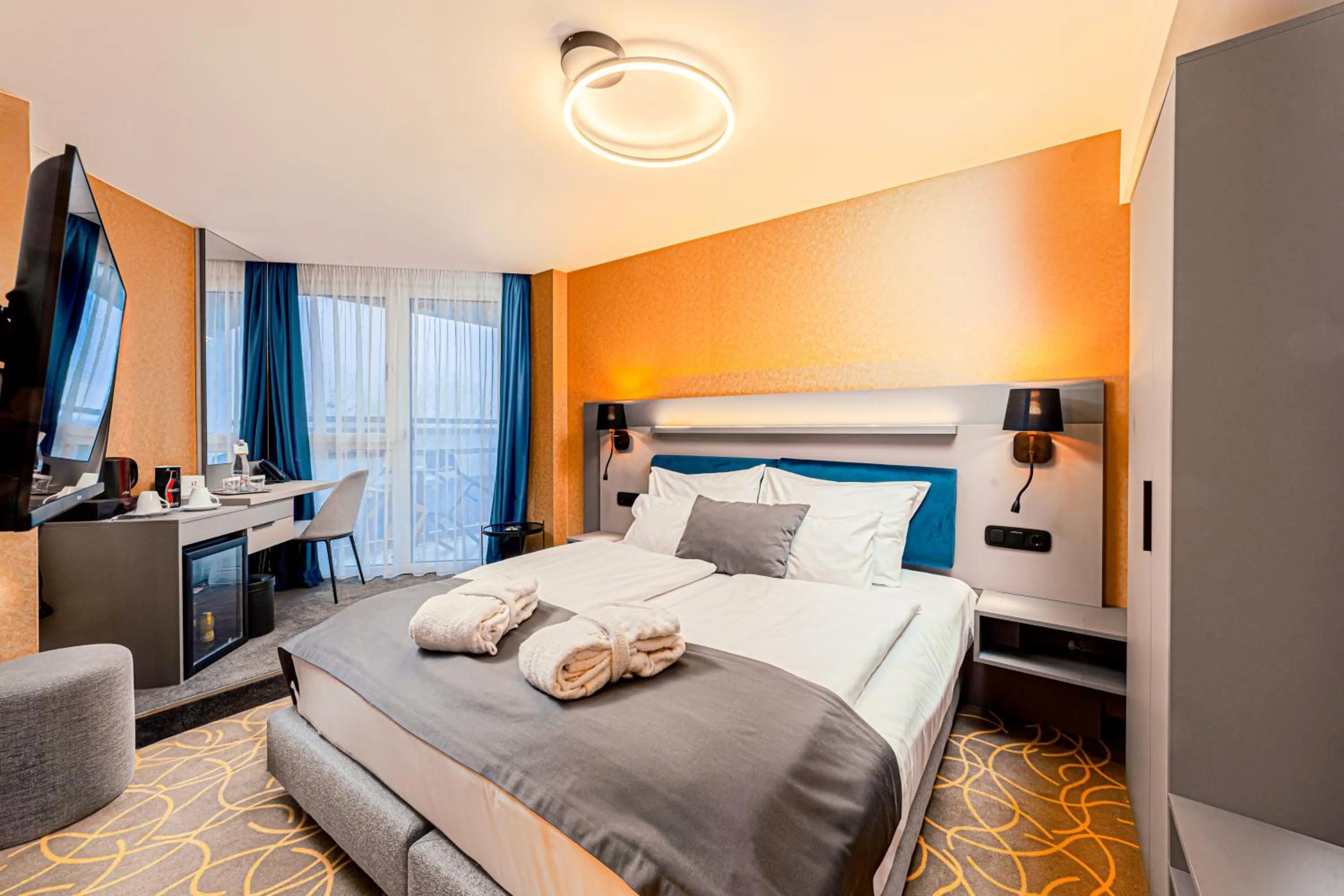 Bed in Hotel Helikon, Keszthely