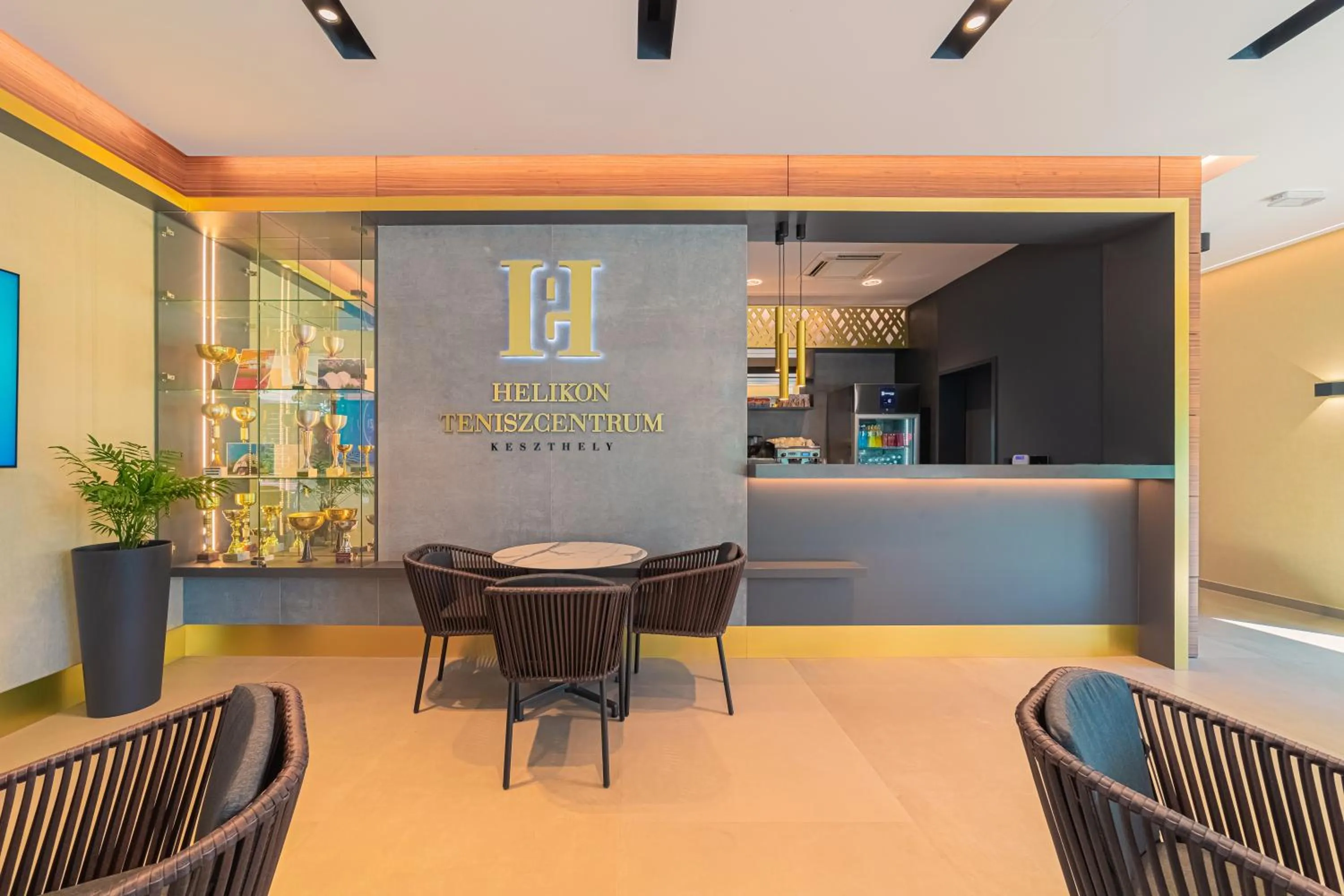 Lobby or reception in Hotel Helikon, Keszthely