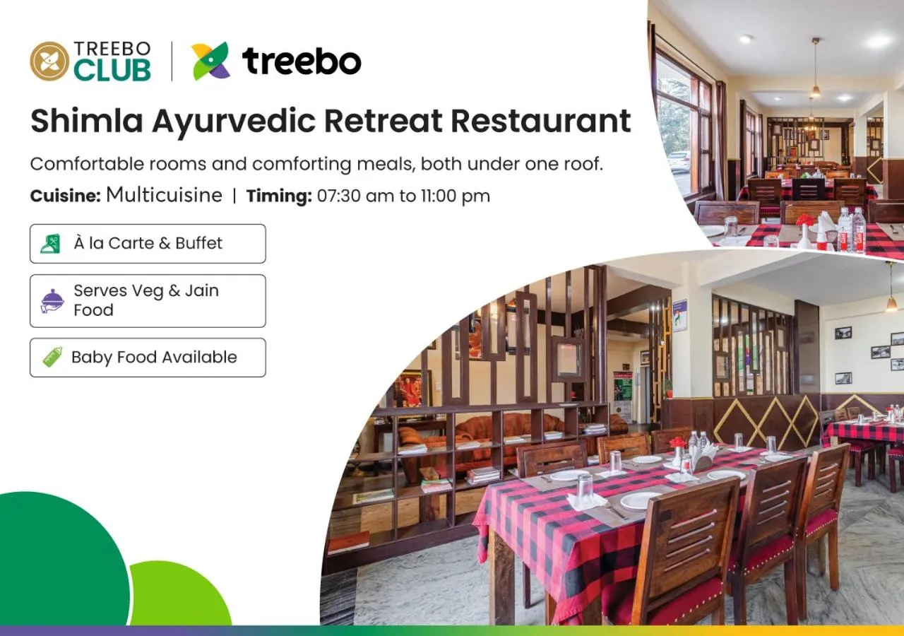 Restaurant/places to eat in Treebo Shimla Ayurvedic Retreat, Kufri - Pure Veg