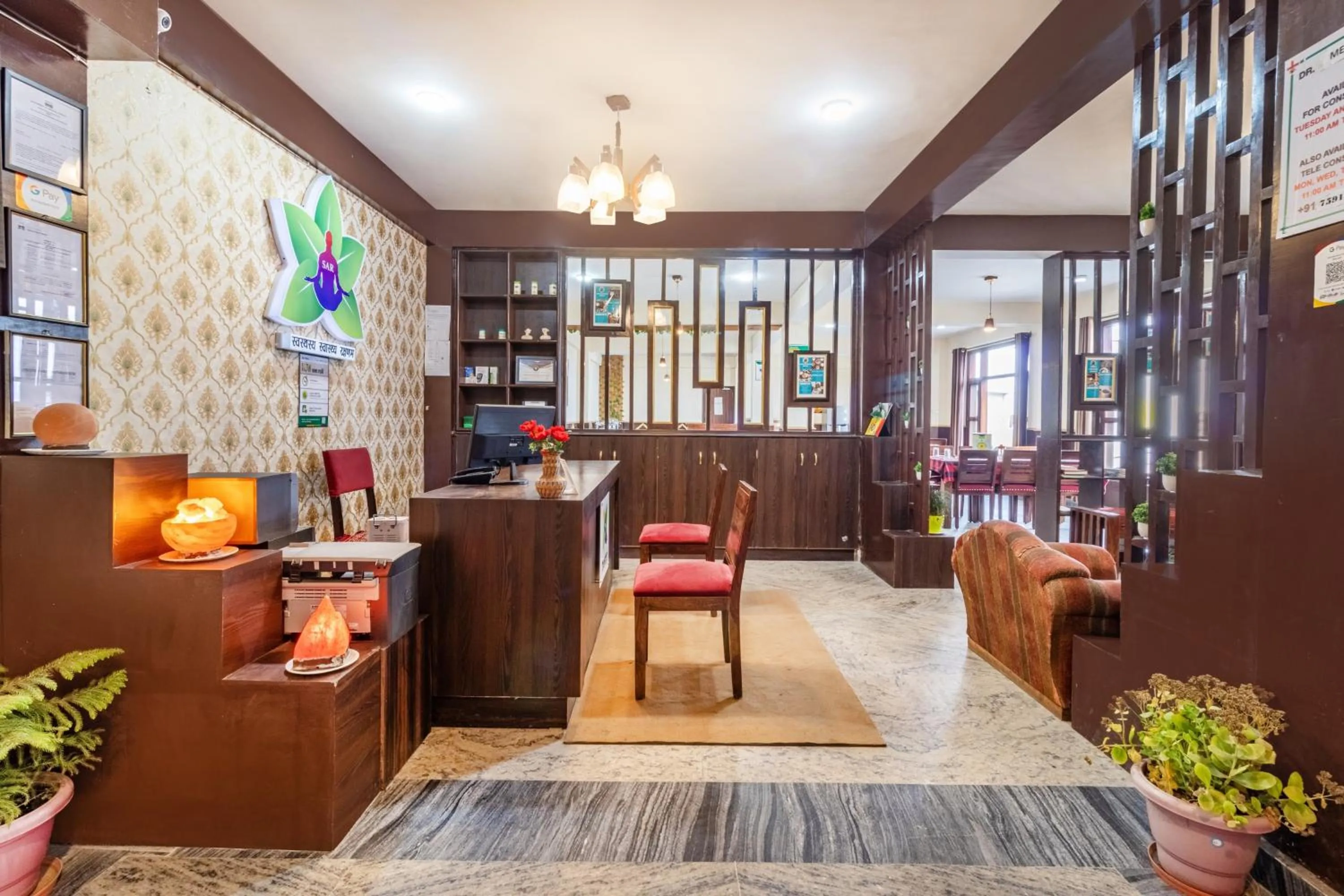 Lobby or reception in Treebo Shimla Ayurvedic Retreat, Kufri - Pure Veg