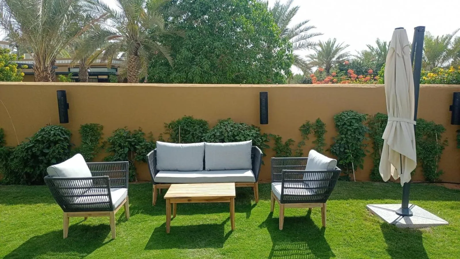 Patio in Aseel Resort- Aseel Limited for Holiday Homes