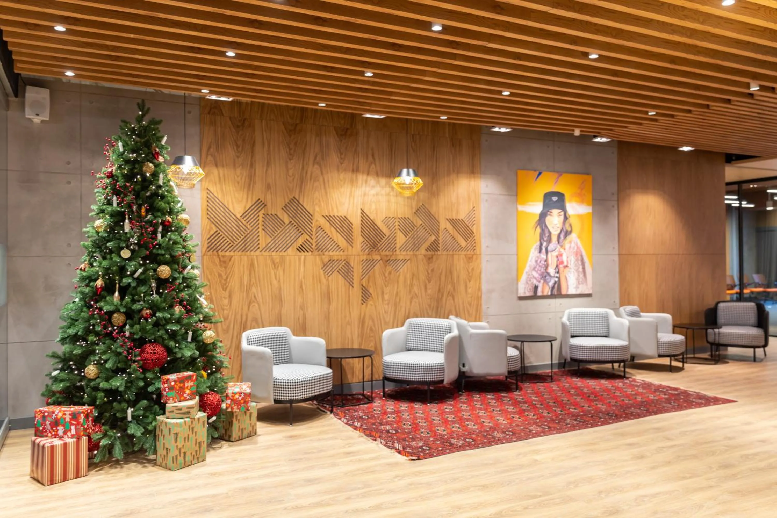 Communal lounge/ TV room in Sadu Hotel Almaty, a member of Radisson Individuals