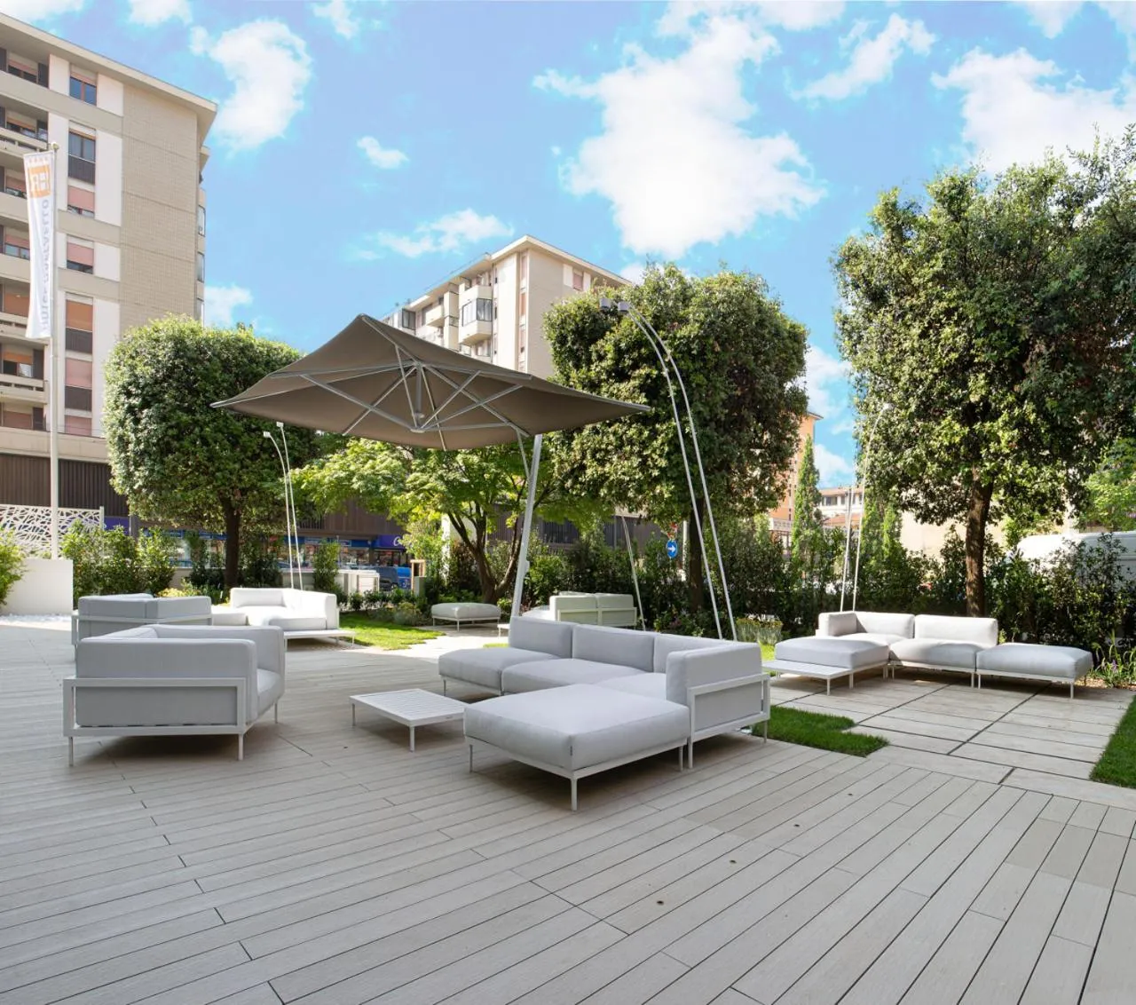 Garden in Hotel Raffaello