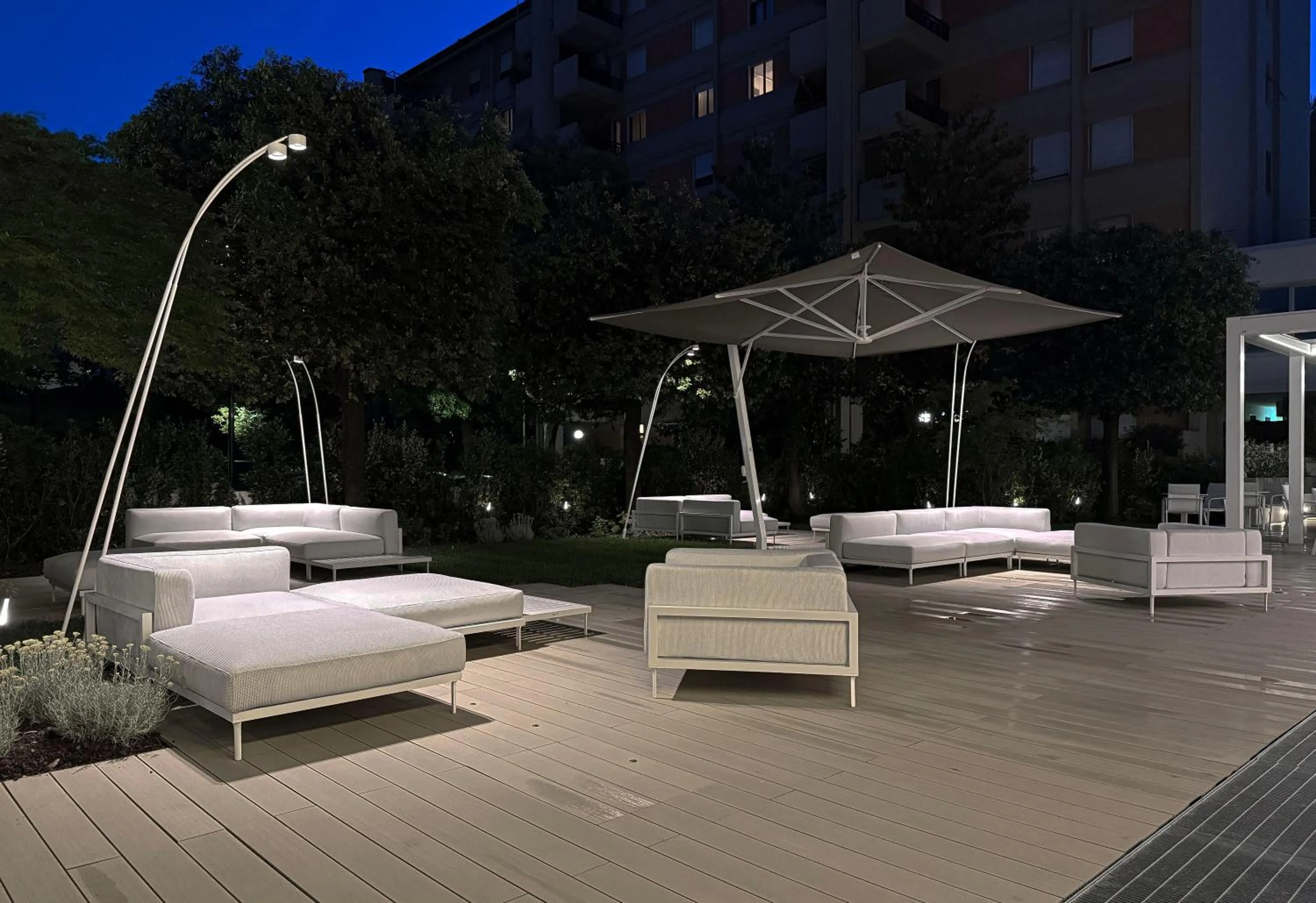 Patio in Hotel Raffaello