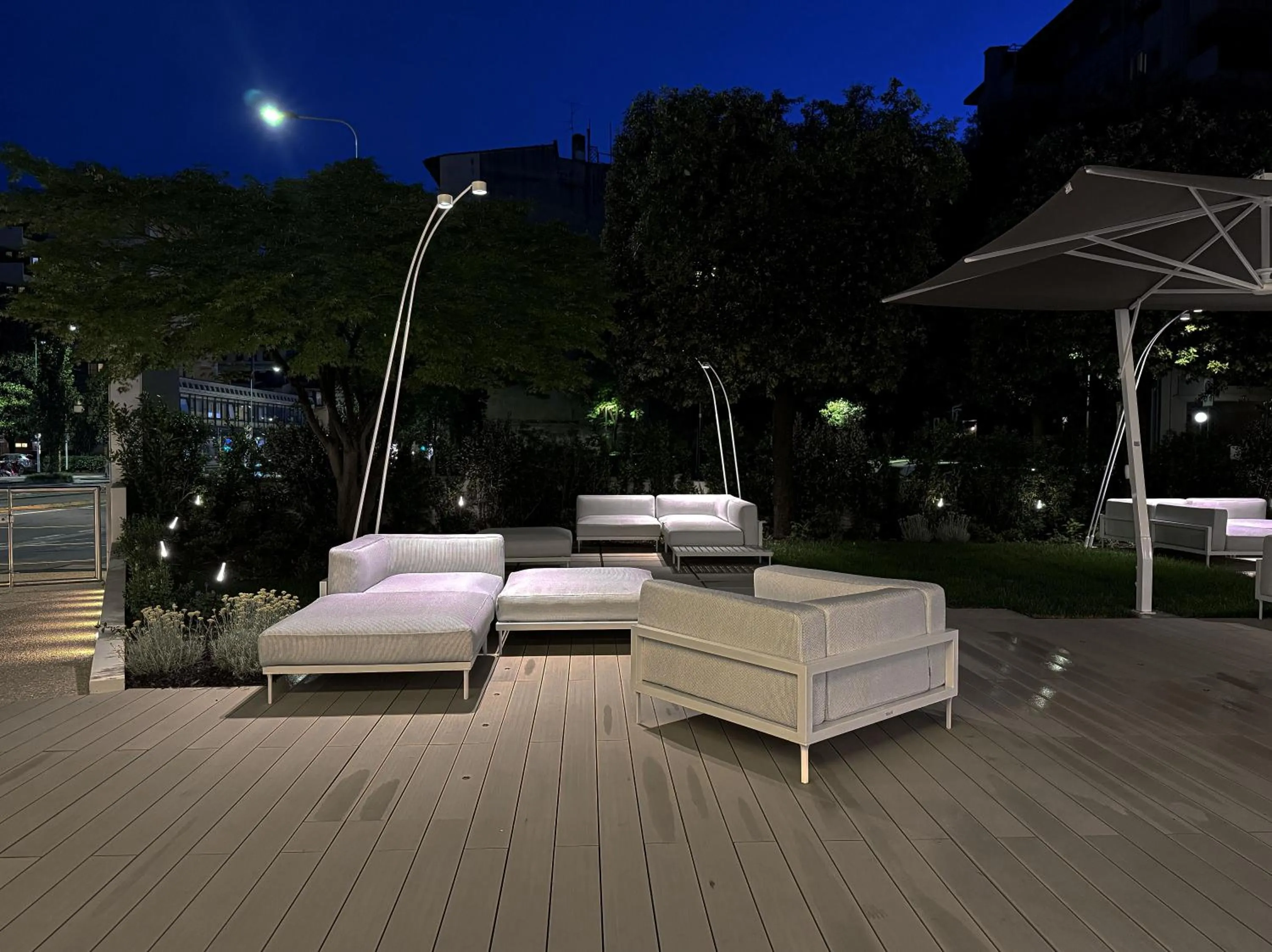 Patio in Hotel Raffaello