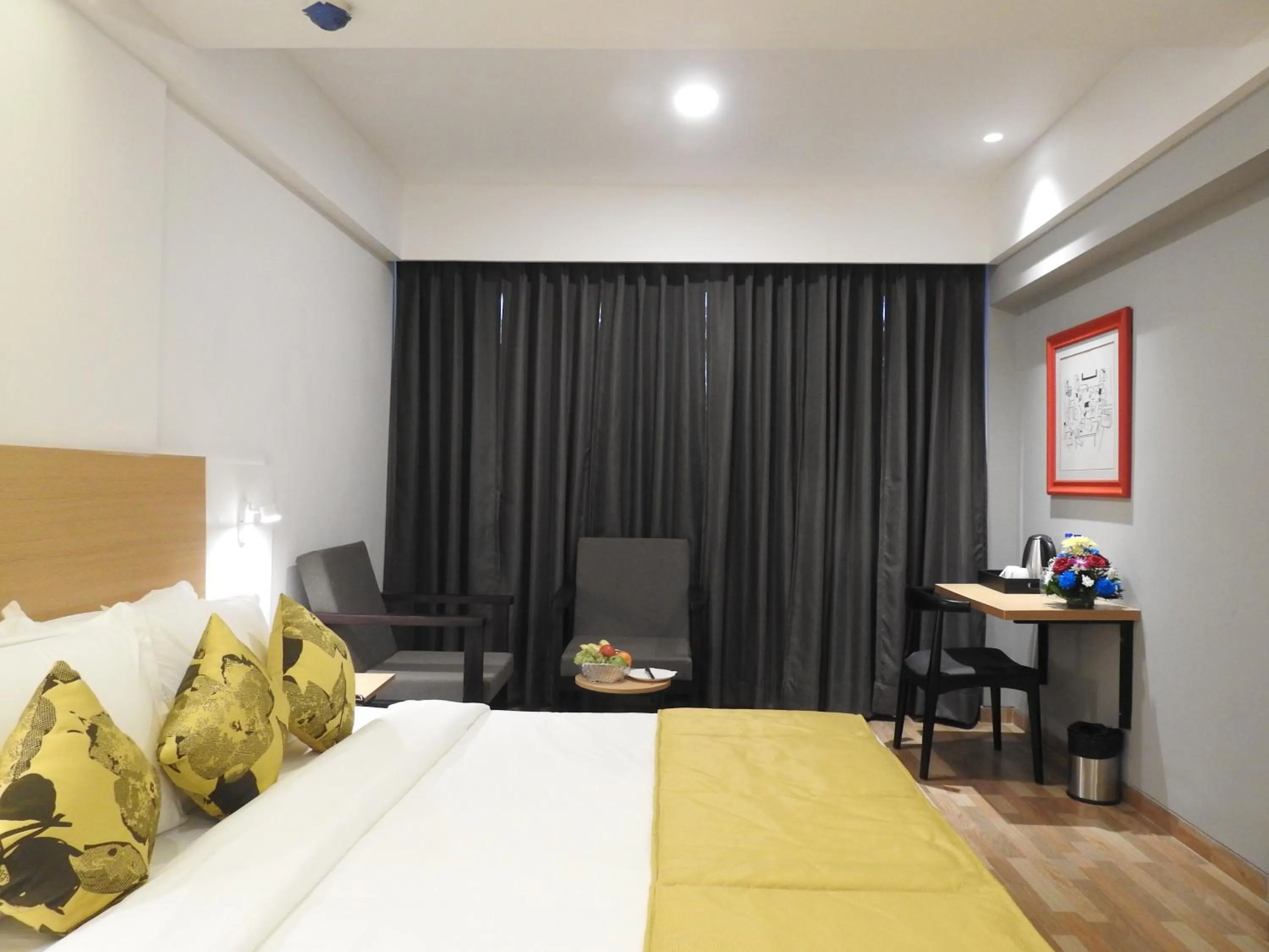 Bedroom, Bed in TGI Ameya Grand