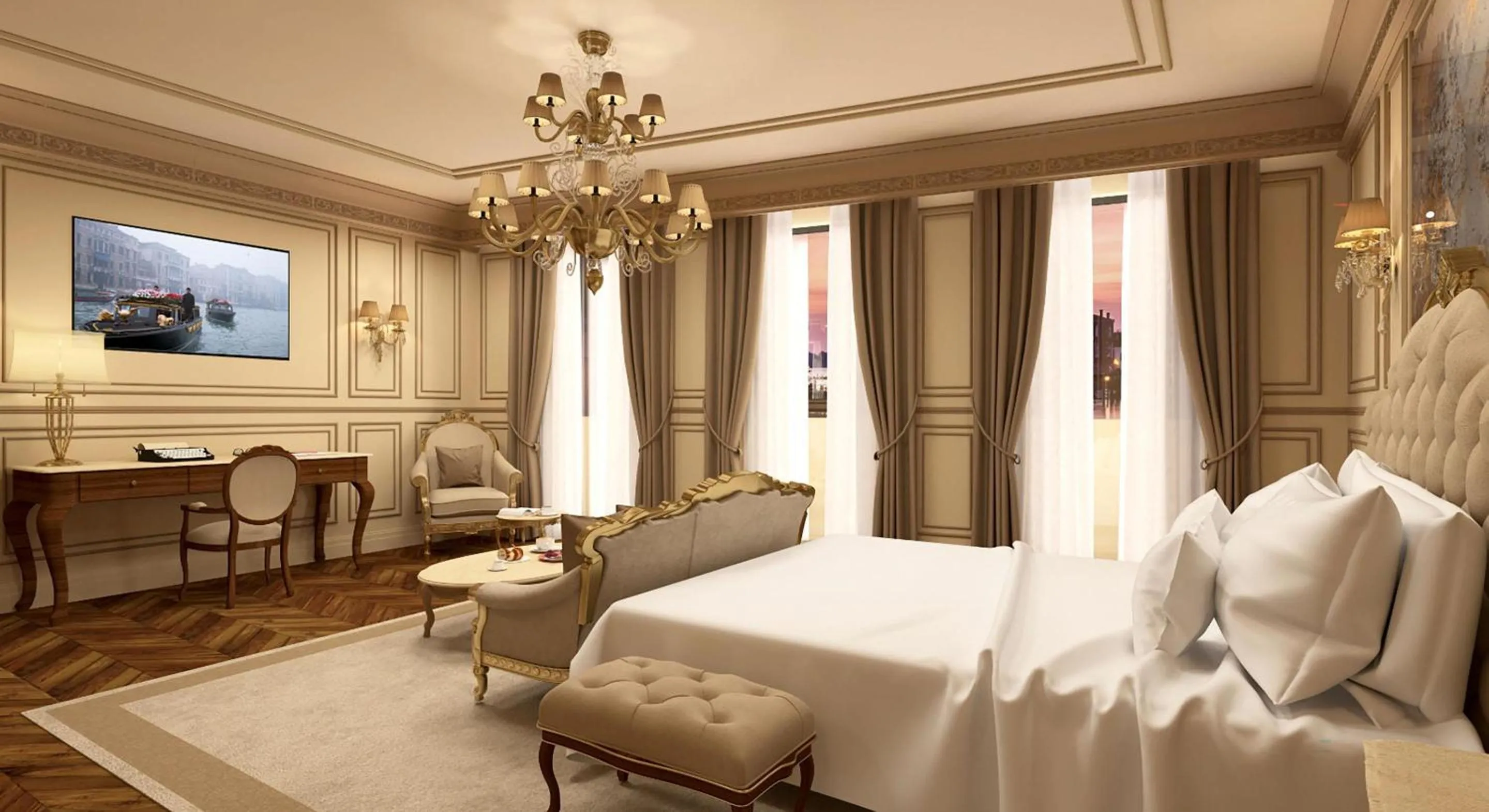 Bedroom in Hotel Savoia e Jolanda, WorldHotels Elite