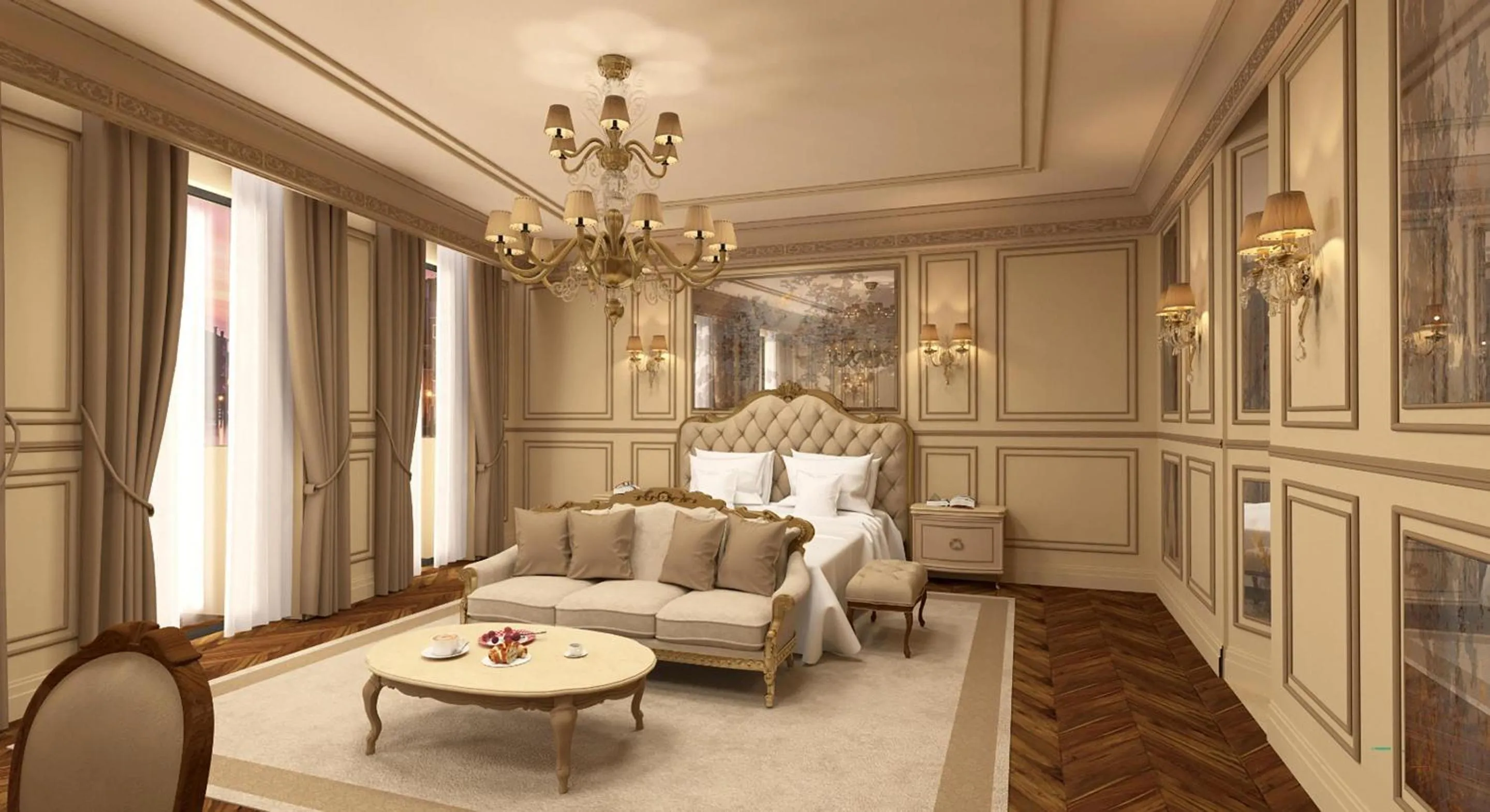 Bedroom in Hotel Savoia e Jolanda, WorldHotels Elite