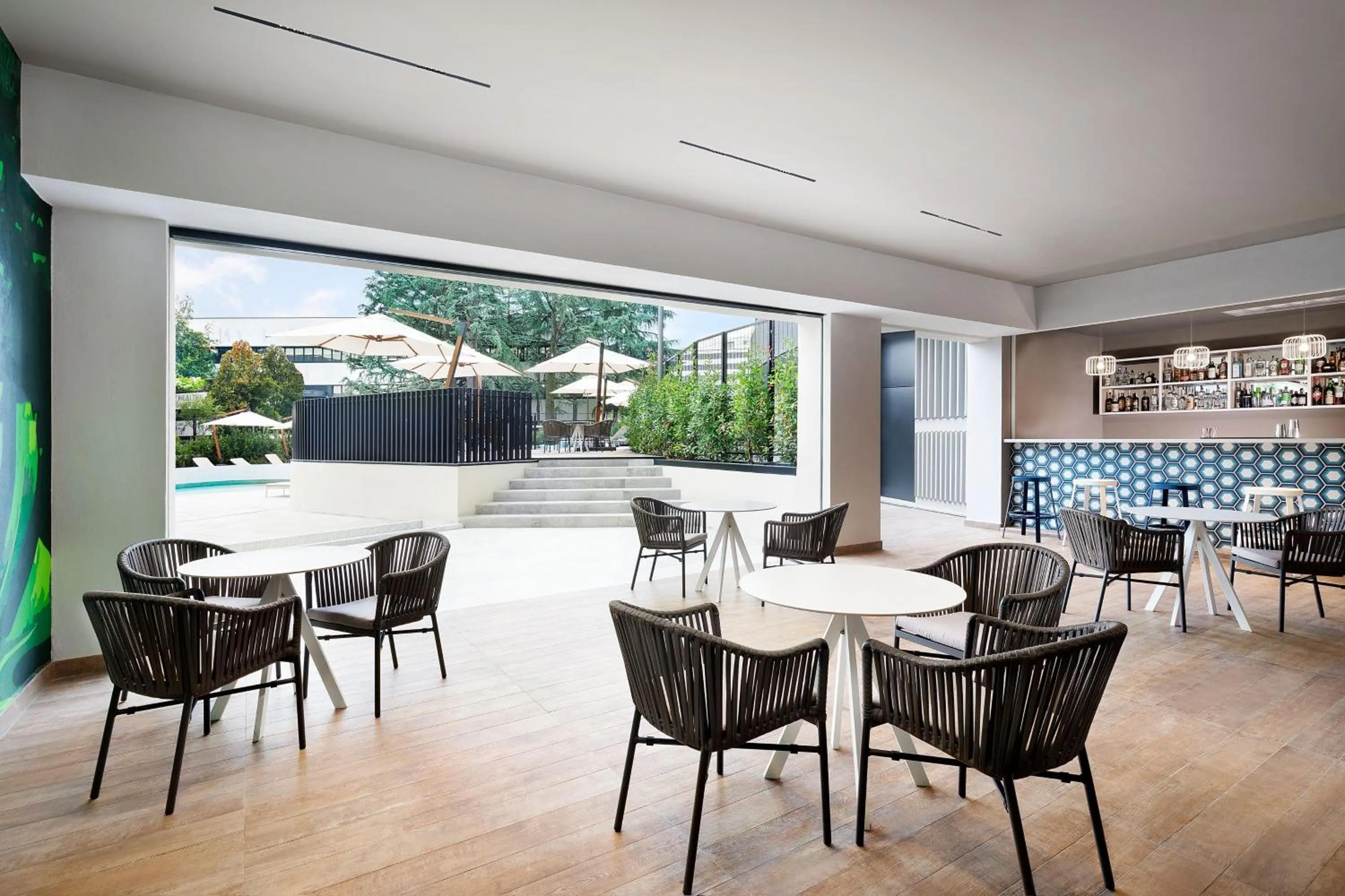 Swimming pool in Sheraton Milan San Siro