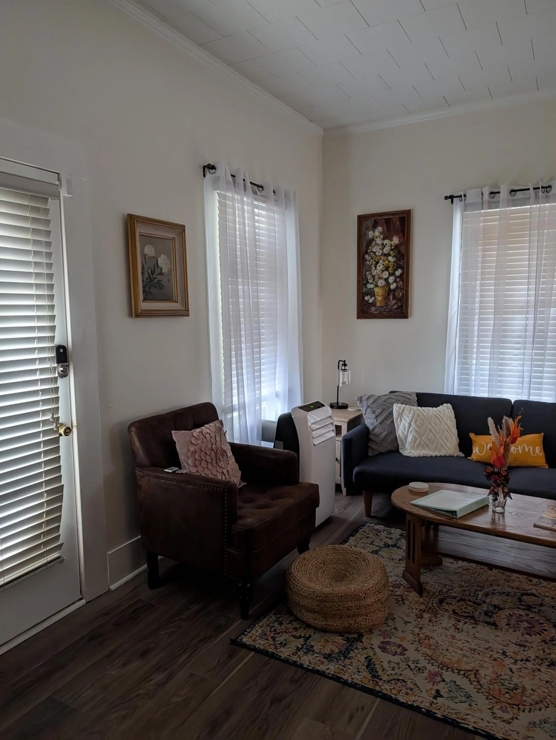 Living room in Cozy, Cute, Private Ozark Suite 5 Mins to Hospital