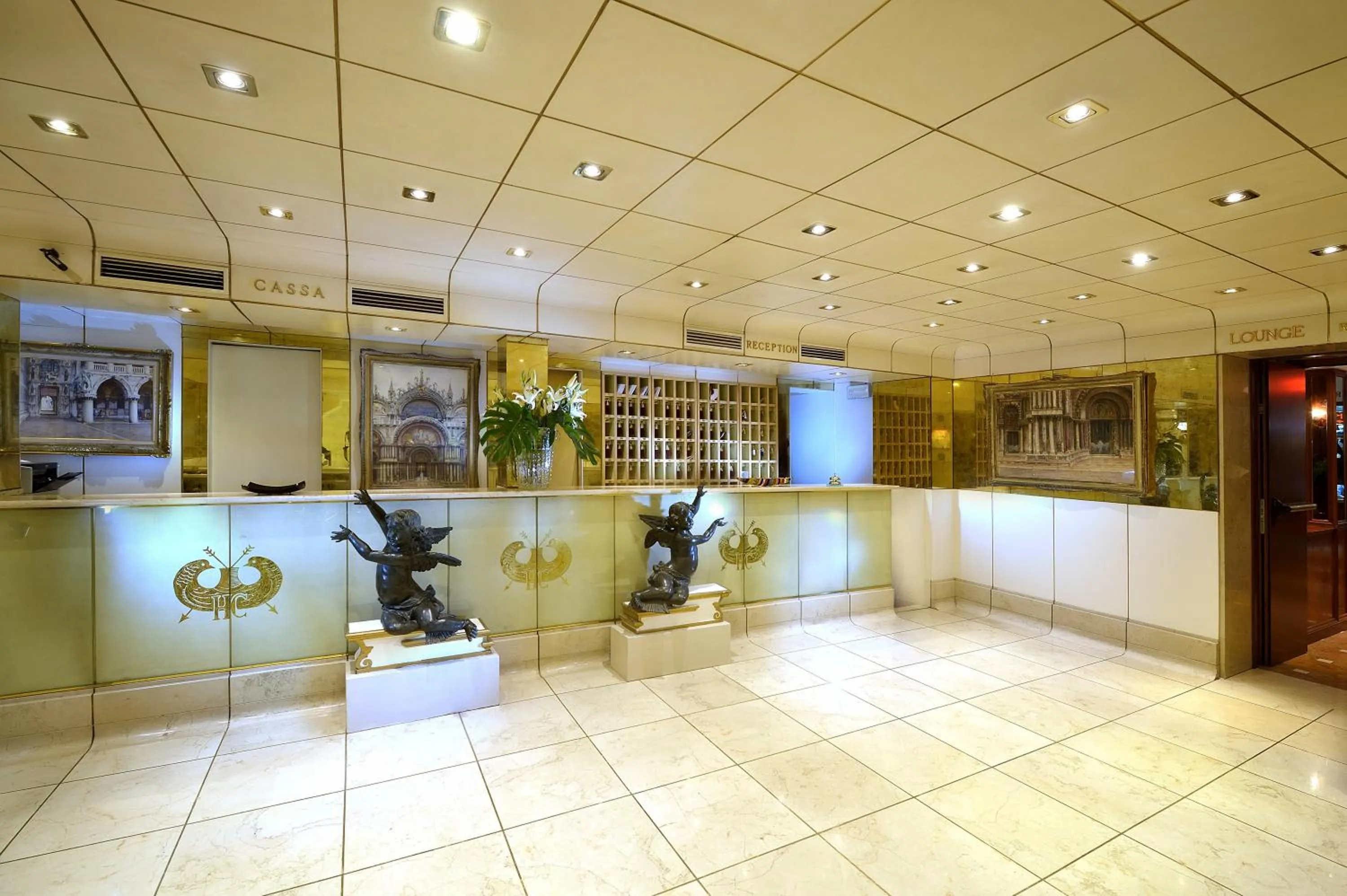 Decorative detail in Hotel Concordia