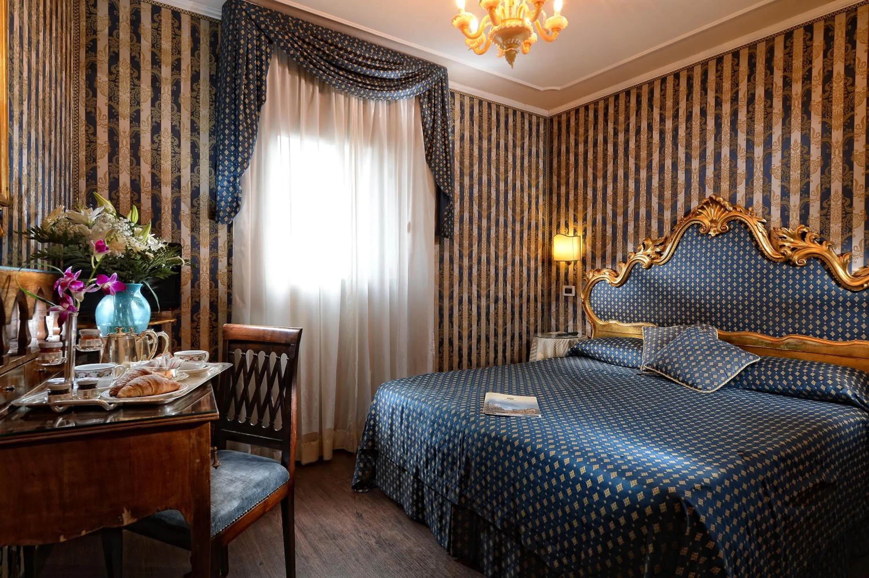 Bed in Hotel Concordia