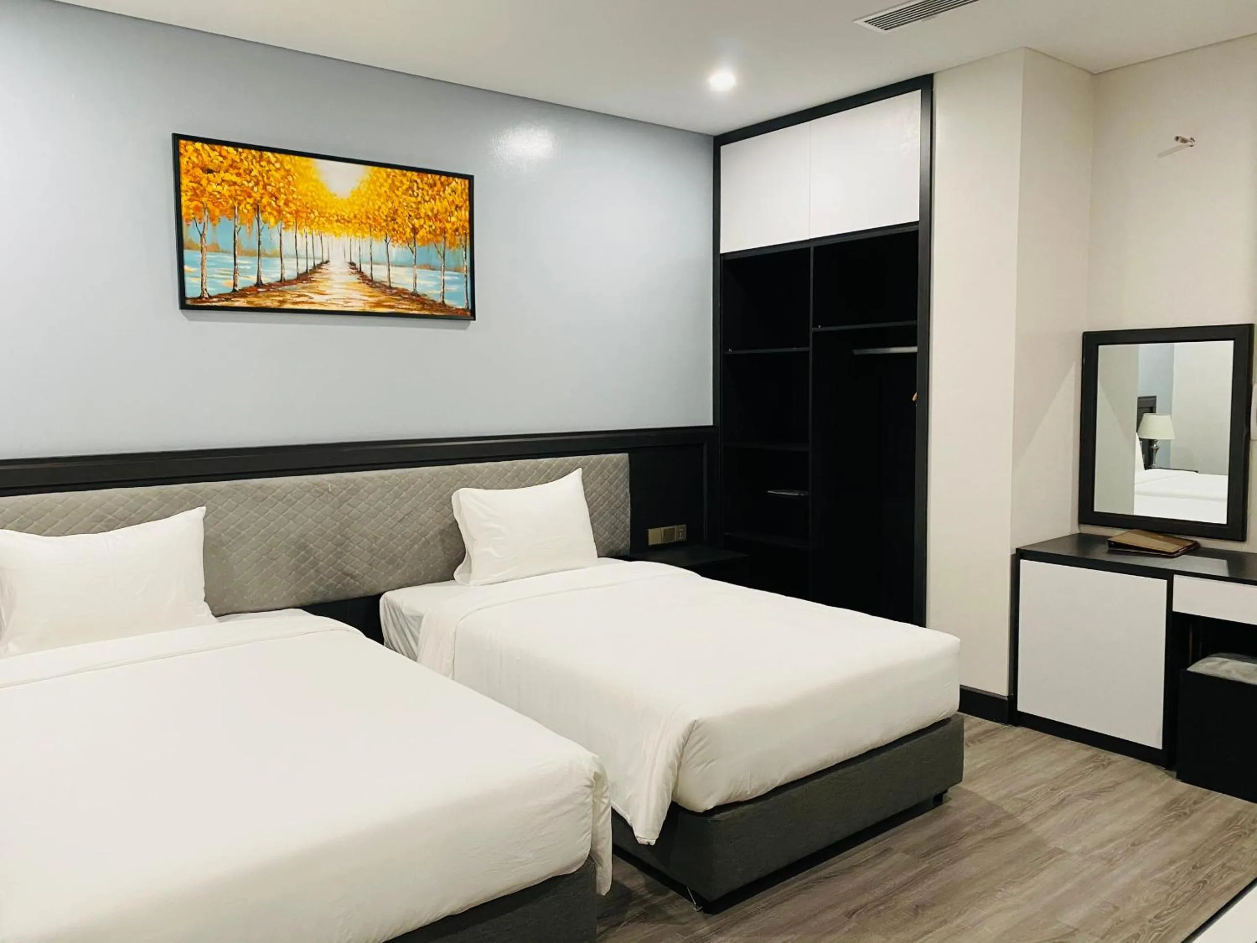 Bed in DIAMOND HOTEL VÂN ĐỒN