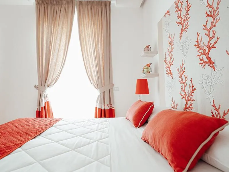 Bed in Hotel Corallo Sorrento